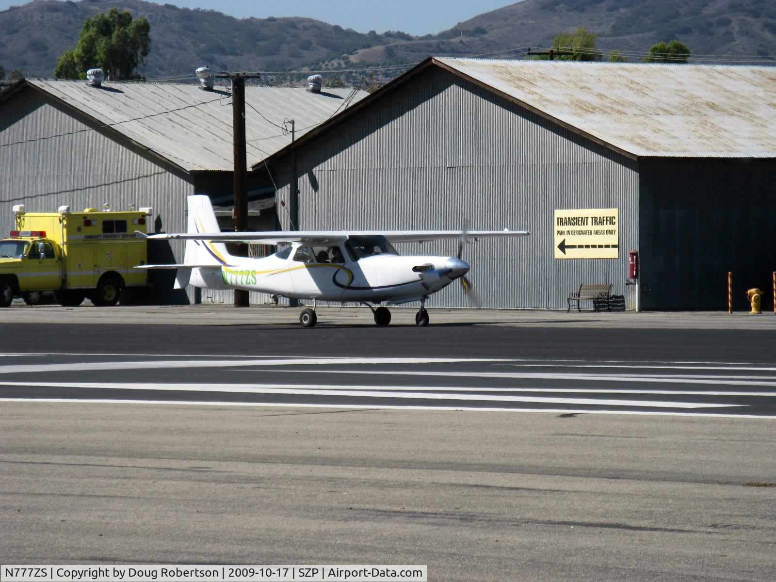 N777ZS, 2007 Hollmann Super Stallion C/N 030, 2007 Dierenfeld Hollmann SUPER STALLION, Walter M-601D 724 shp Turboprop, taxi to Rwy 22
