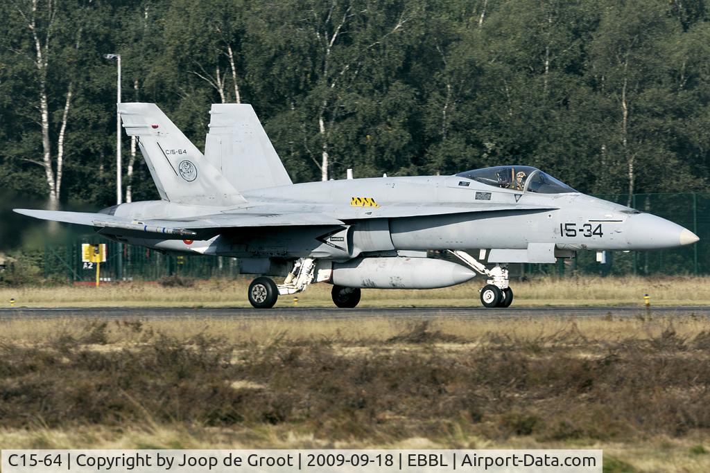 C15-64, McDonnell Douglas EF-18A Hornet C/N 0865/A587, Tiger Meet 2009 participant