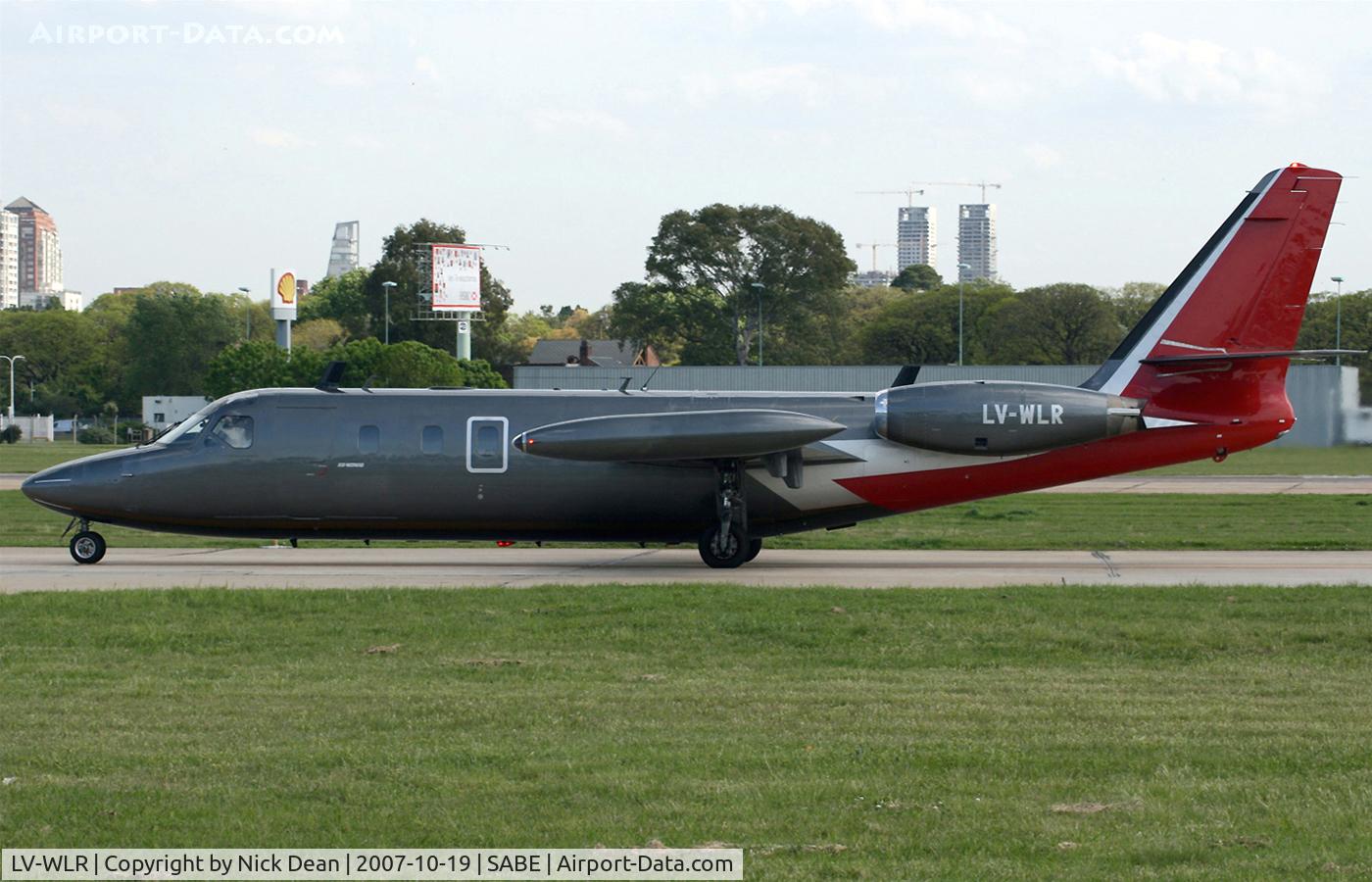 LV-WLR, 1975 Israel Aircraft Industries Westwind 1123 C/N 183, SABE
