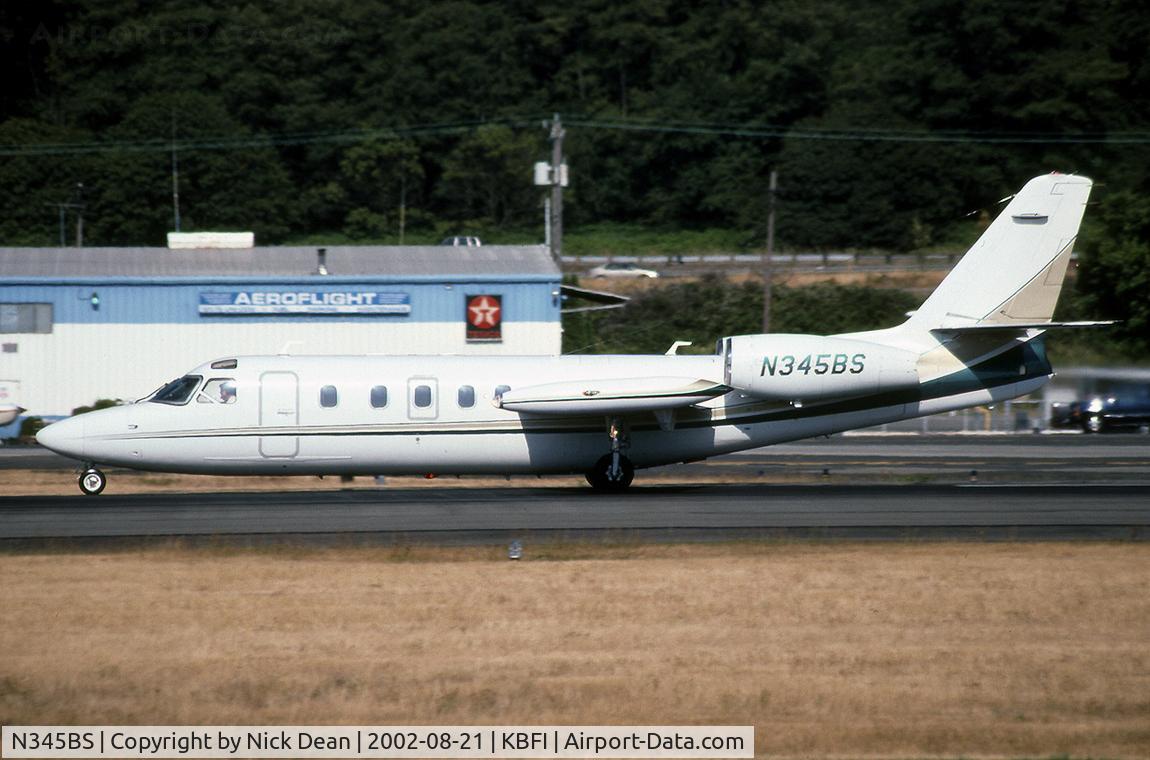 N345BS, 1975 Israel Aircraft Industries IAI-1124 Westwind C/N 181, KBFI