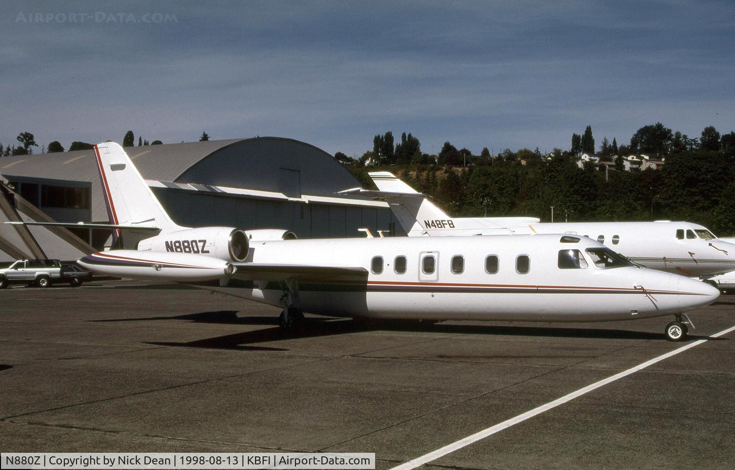 N880Z, 1977 Israel Aircraft Industries IAI-1124 Westwind C/N 203, KBFI