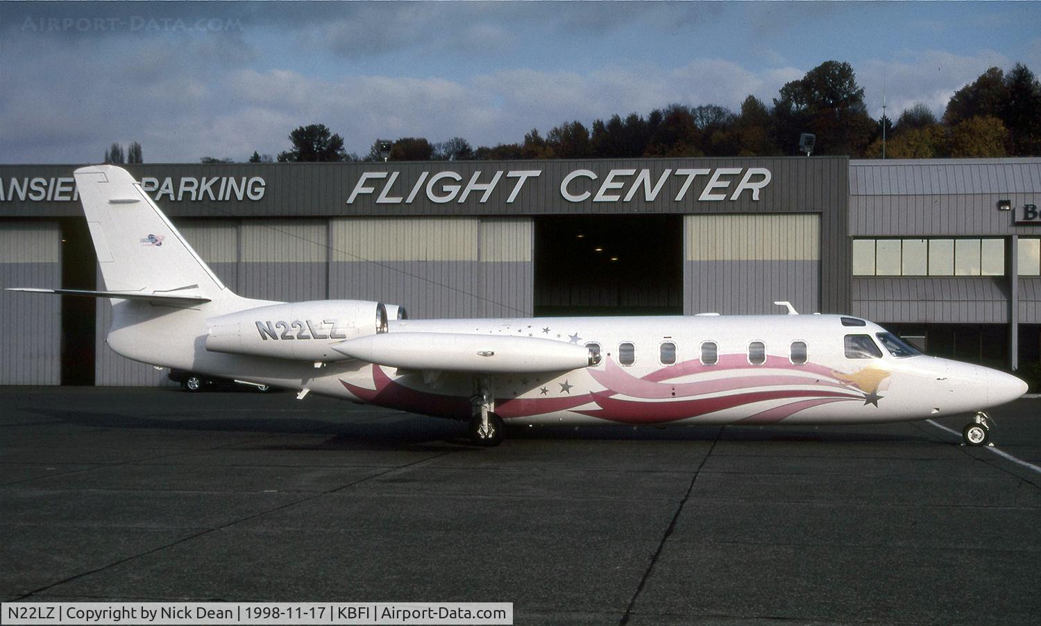 N22LZ, 1978 Israel Aircraft Industries IAI-1124 Westwind C/N 236, KBFI