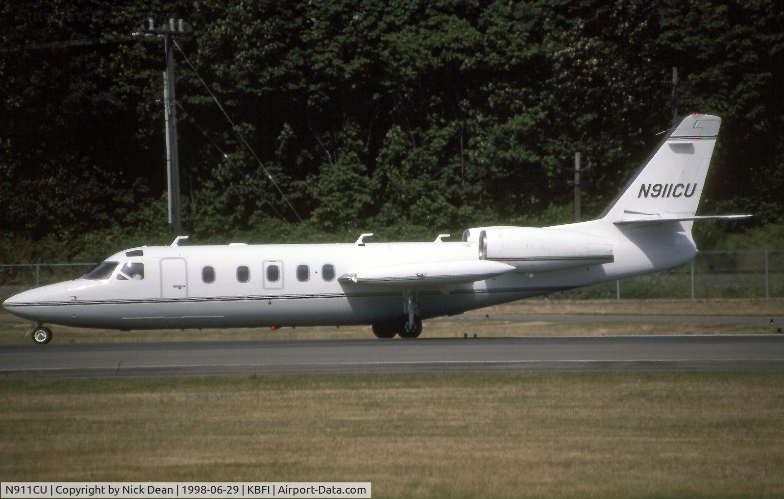 N911CU, 1979 Israel Aircraft Industries IAI-1124 Westwind C/N 246, KBFI