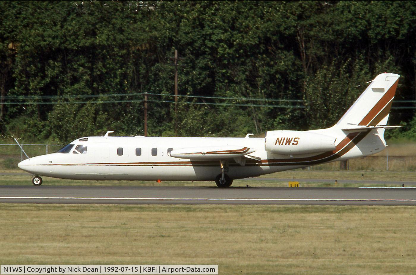 N1WS, 1979 Israel Aircraft Industries IAI-1124 Westwind C/N 252, KBFI