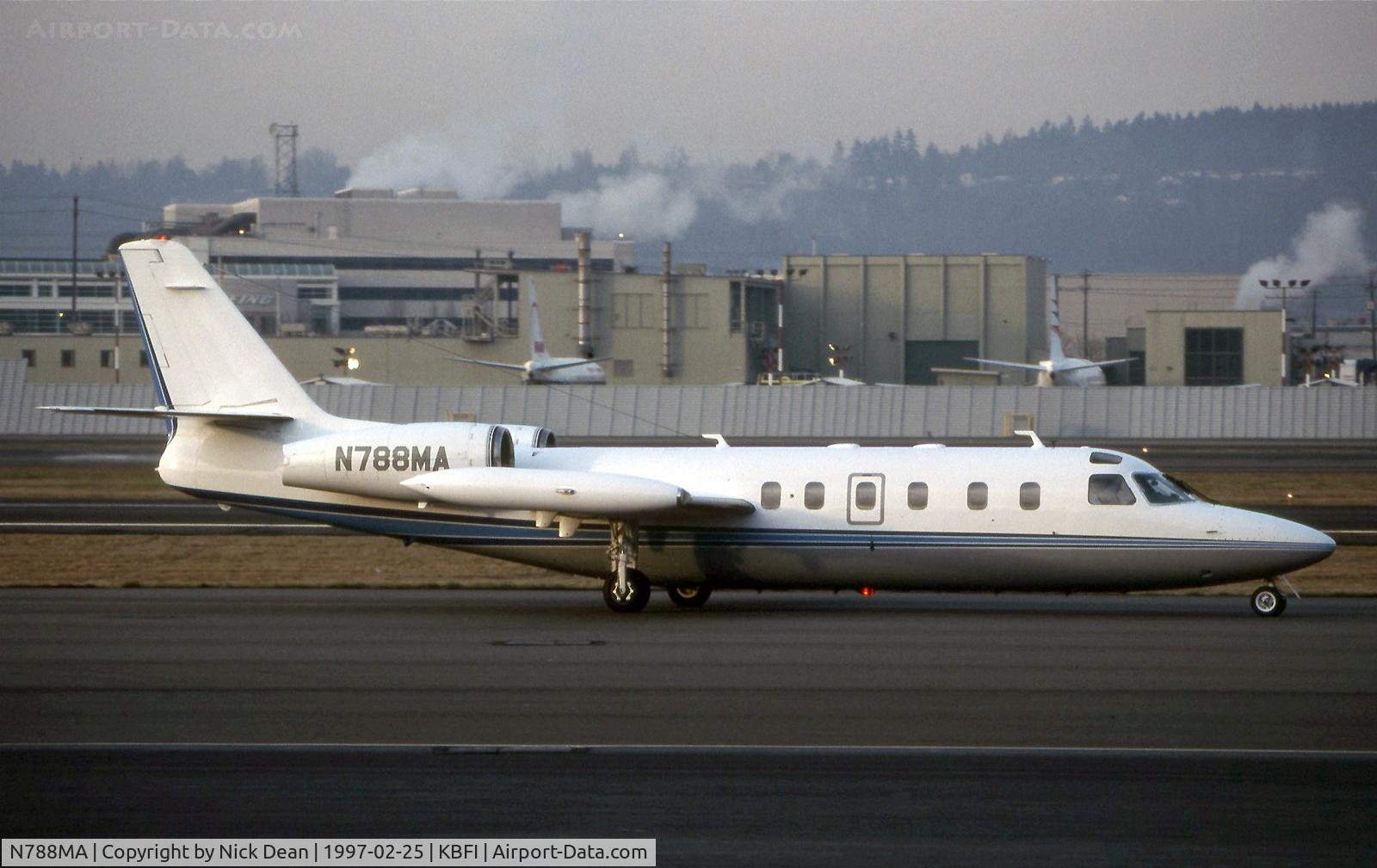 N788MA, 1981 Israel Aircraft Industries IAI-1124 Westwind C/N 311, KBFI