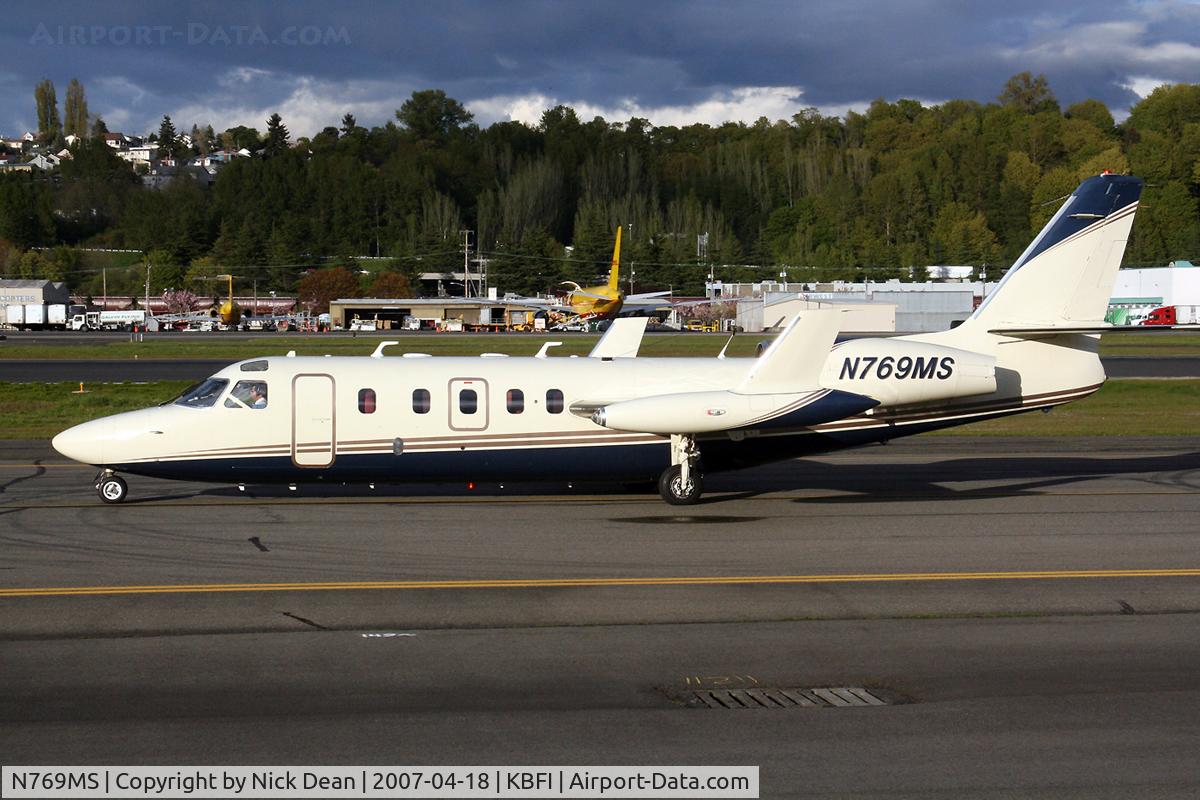 N769MS, 1981 Israel Aircraft Industries IAI 1124A Westwind C/N 344, KBFI