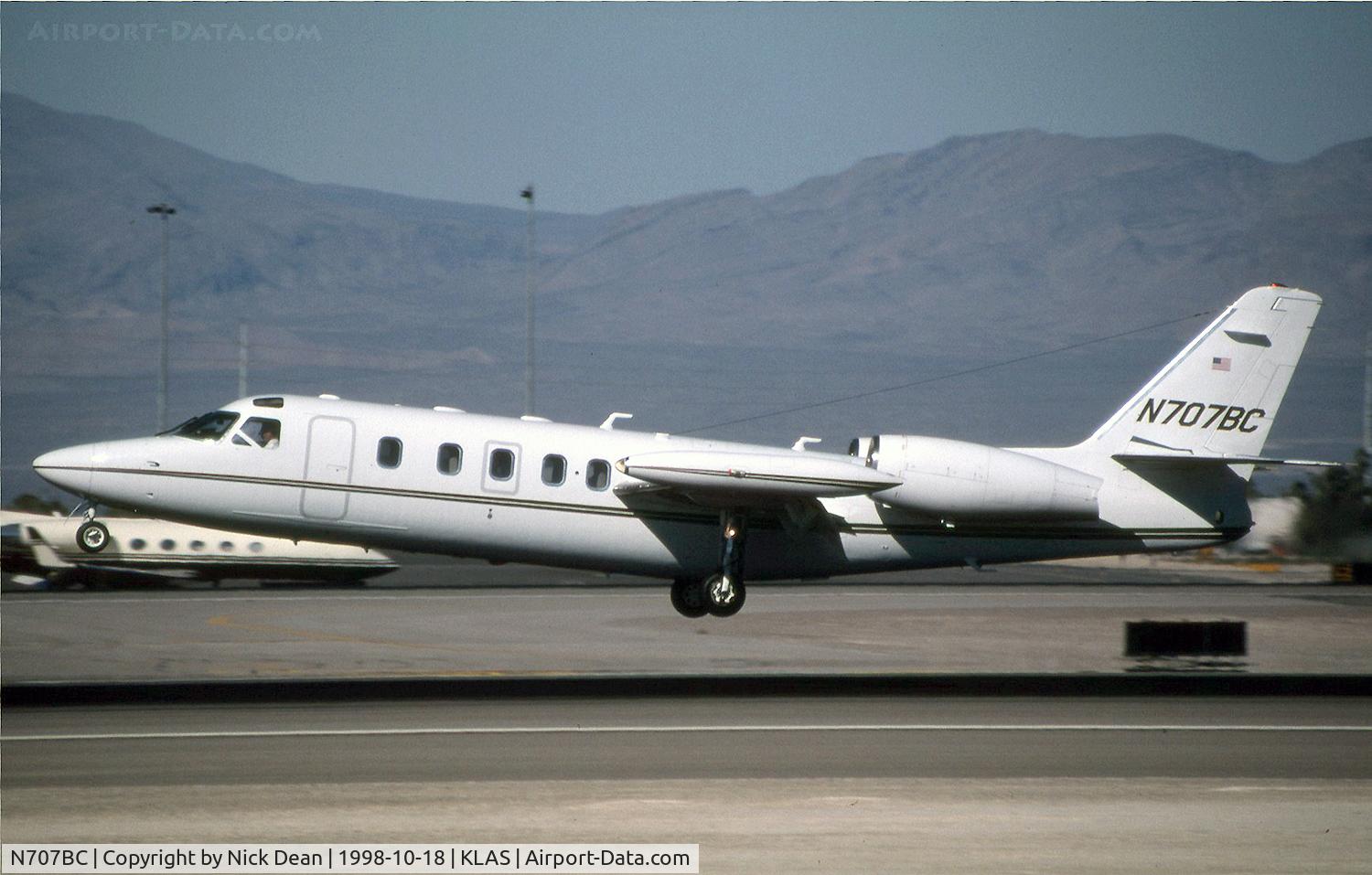 N707BC, 1982 Israel Aircraft Industries IAI-1124A Westwind C/N 366, KLAS