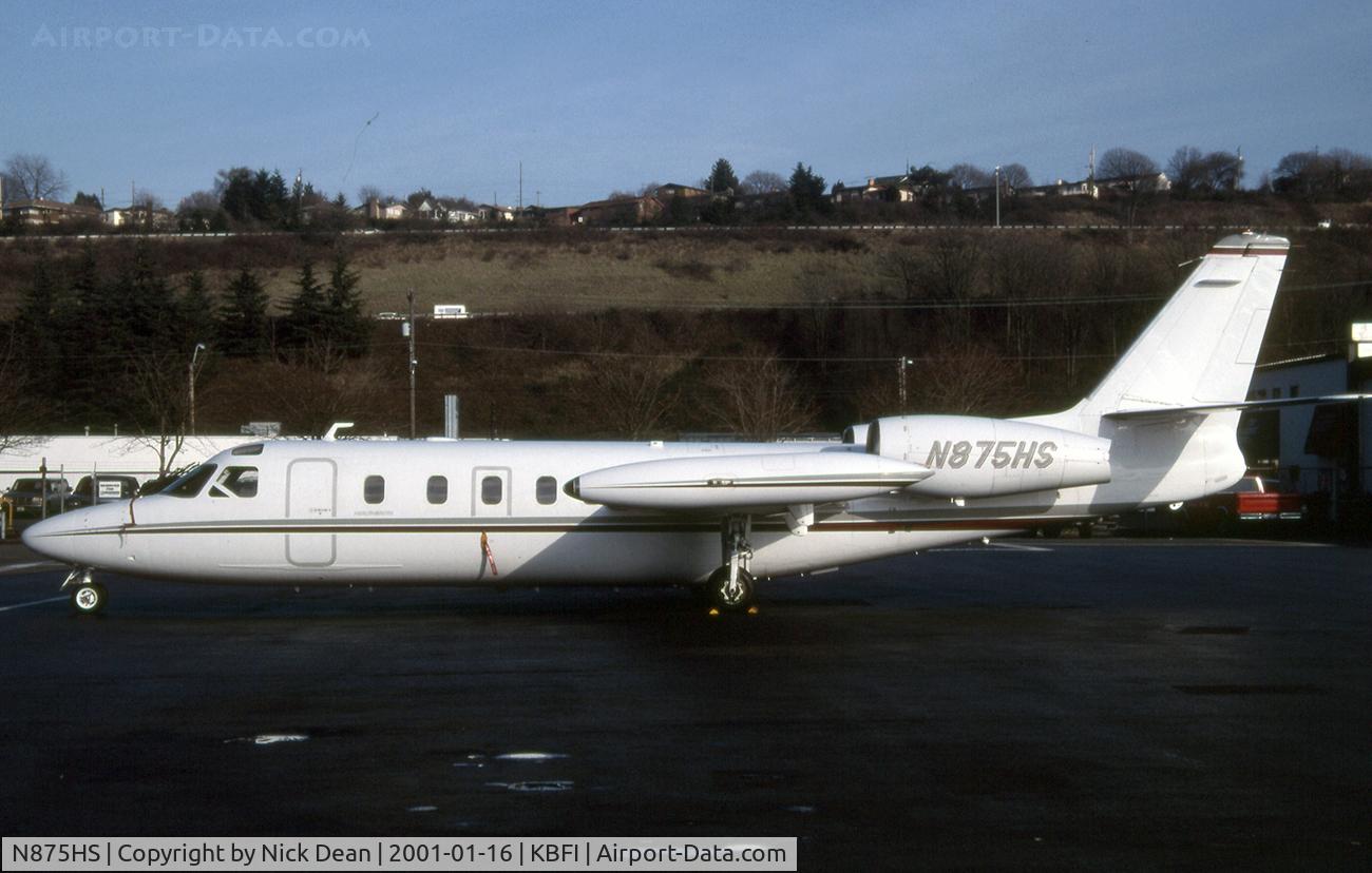 N875HS, 1982 Israel Aircraft Industries IAI-1124 Westwind C/N 370, KBFI