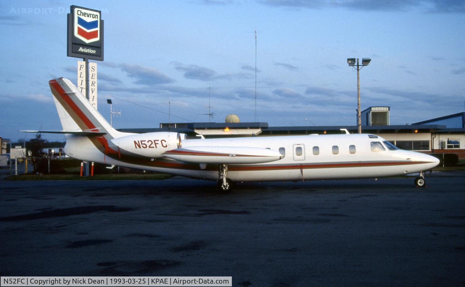 N52FC, 1982 Israel Aircraft Industries IAI-1124 Westwind C/N 379, KPAE