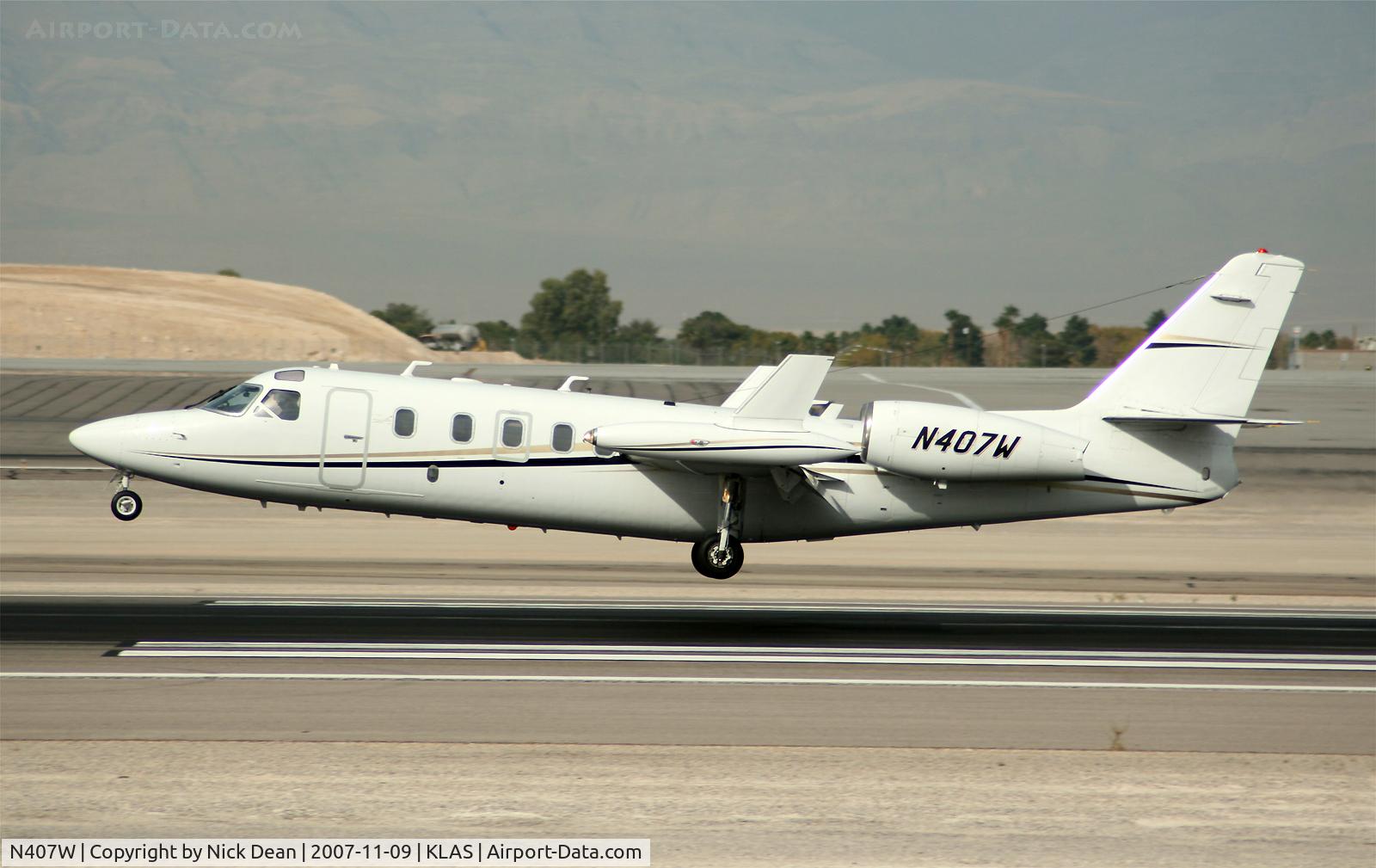 N407W, 1984 Israel Aircraft Industries 1124A C/N 407, KLAS