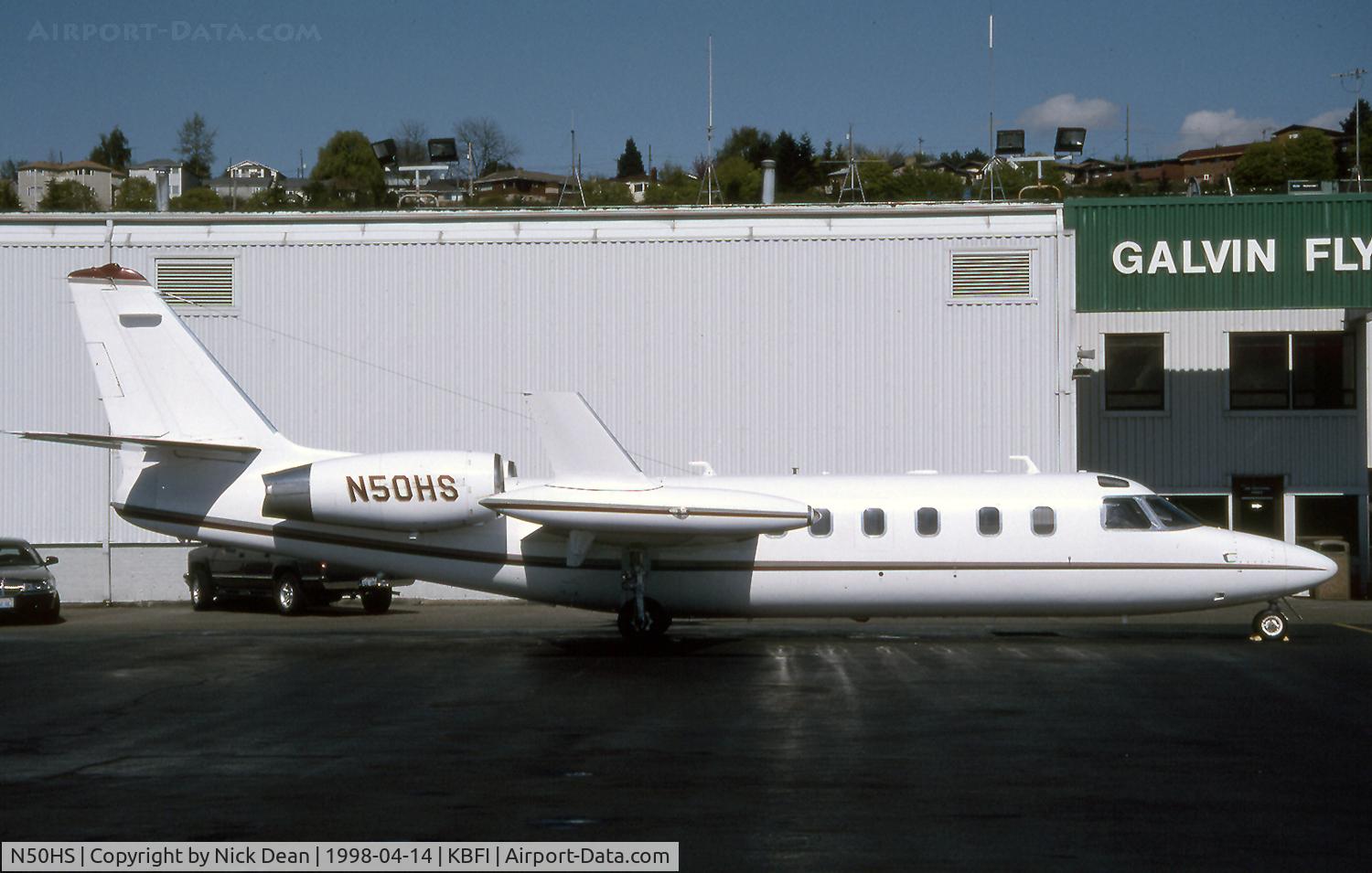 N50HS, 1985 Israel Aircraft Industries IAI-1124A Westwind C/N 412, KBFI