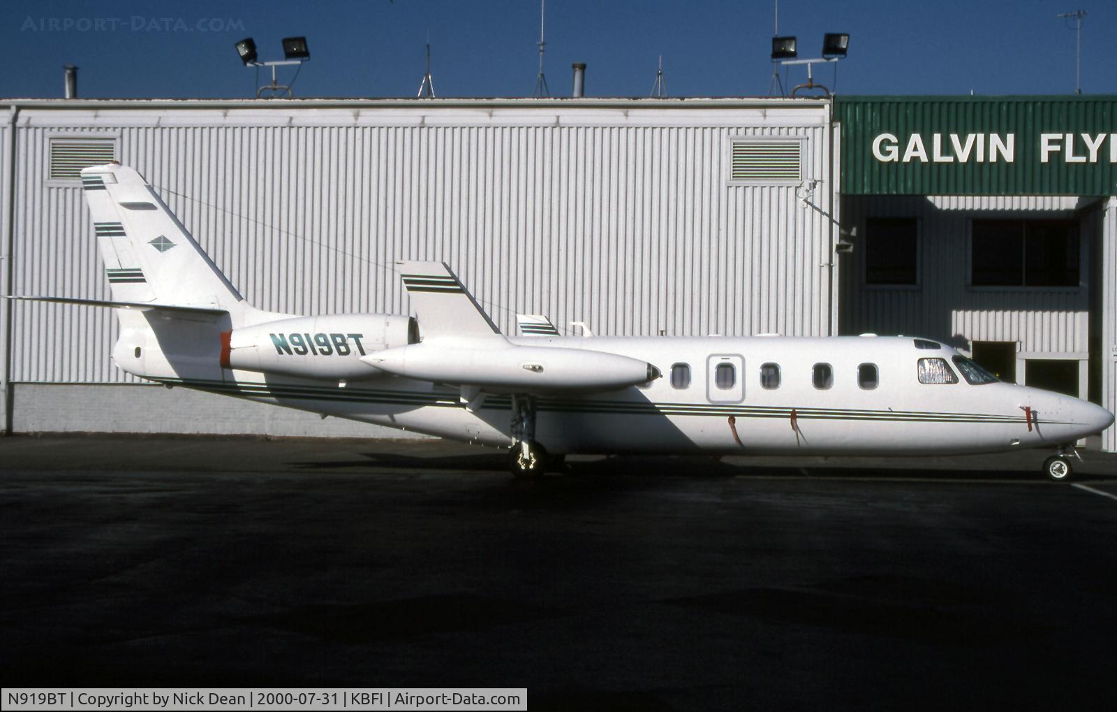 N919BT, 1985 Israel Aircraft Industries IAI-1124A Westwind II C/N 434, KBFI