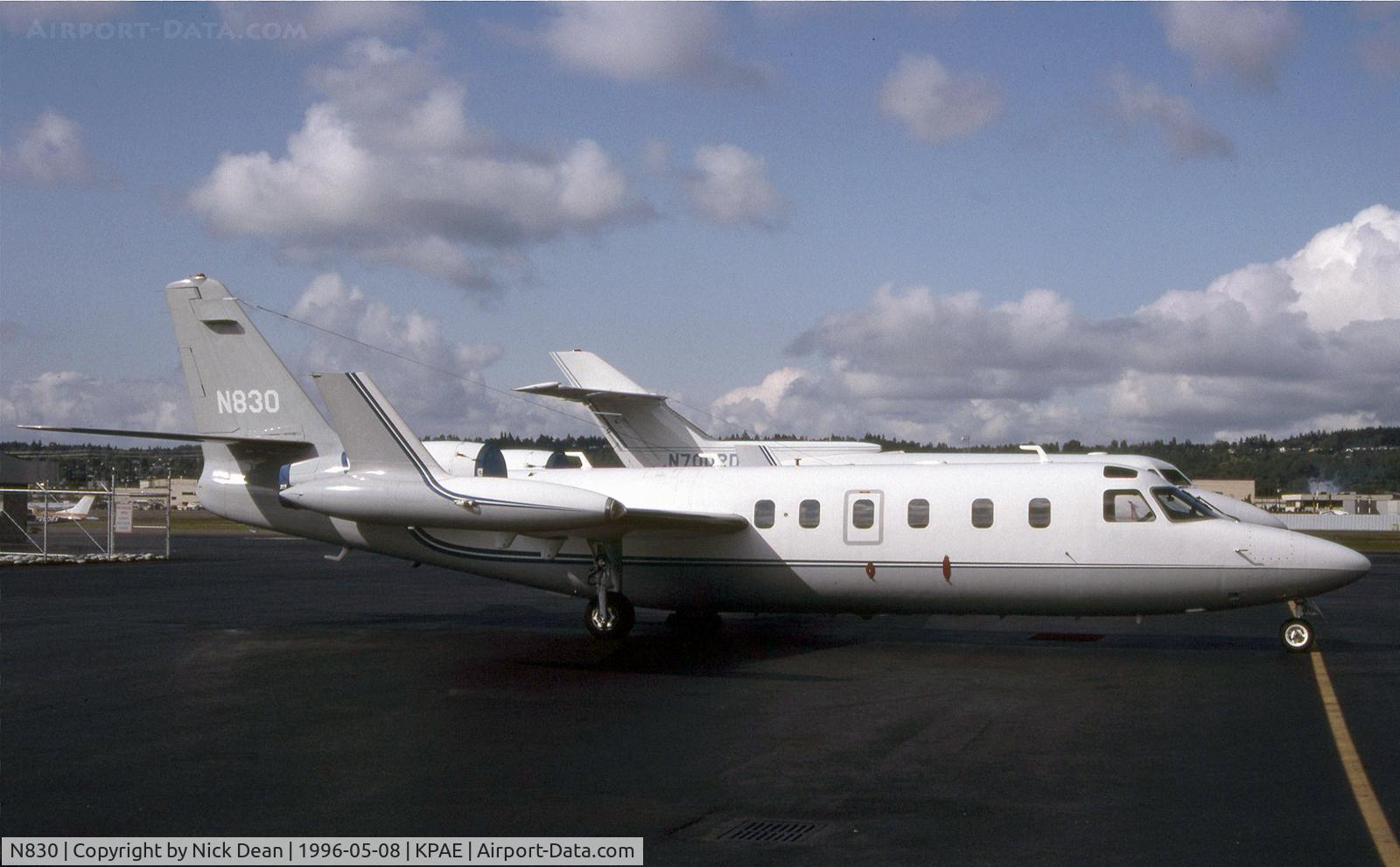 N830, 1984 Israel Aircraft Industries IAI-1124A Westwind II C/N 406, KPAE