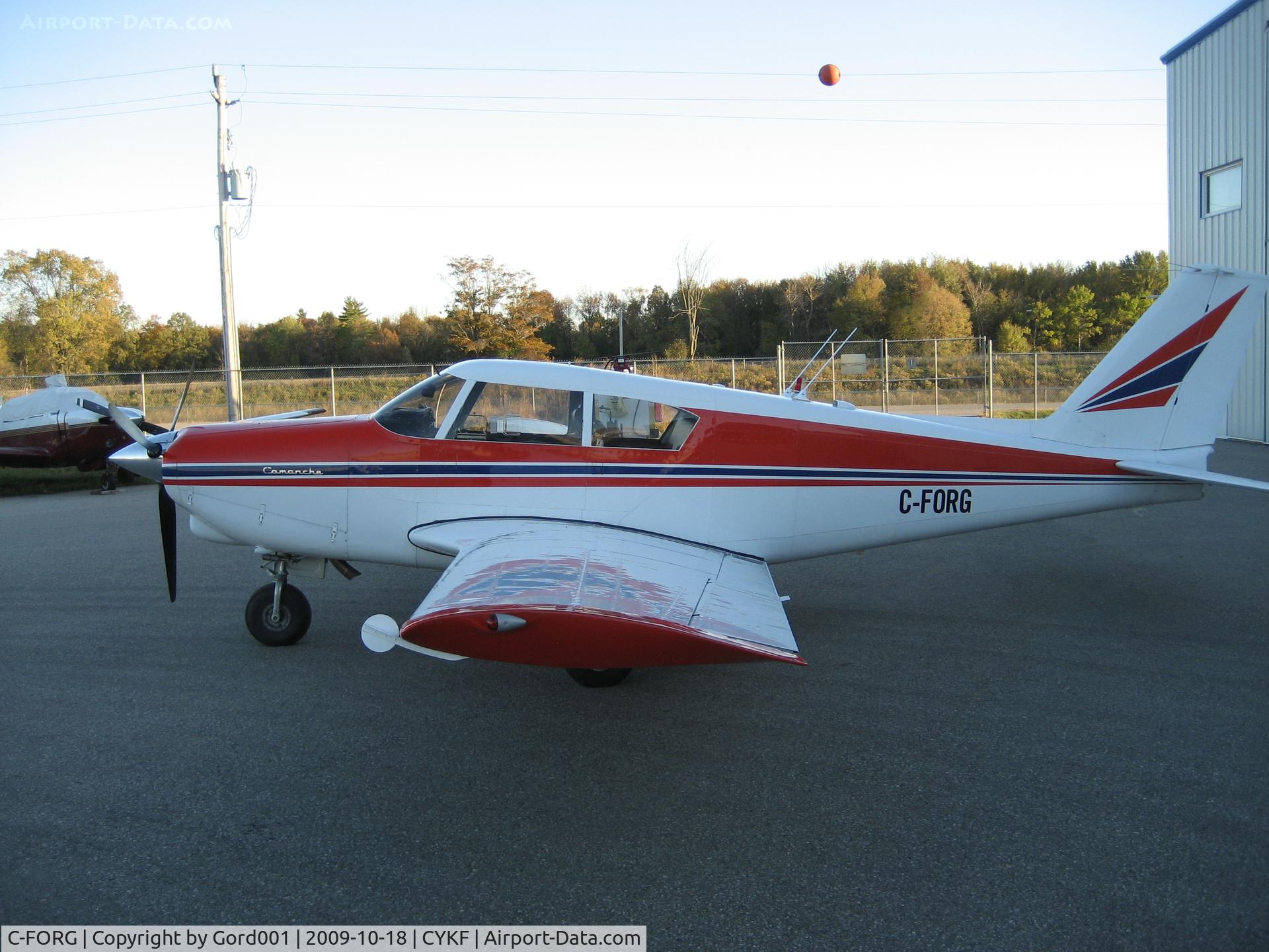 C-FORG, 1962 Piper PA-24-250 Comanche C/N 24 3224, Cleaned up and ready to go