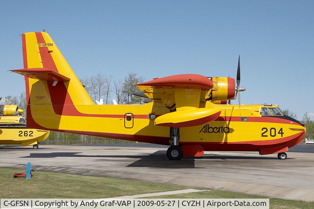 C-GFSN, 1987 Canadair CL-215-V (CL-215-1A10) C/N 1099, Goverment of Alberta CL-215