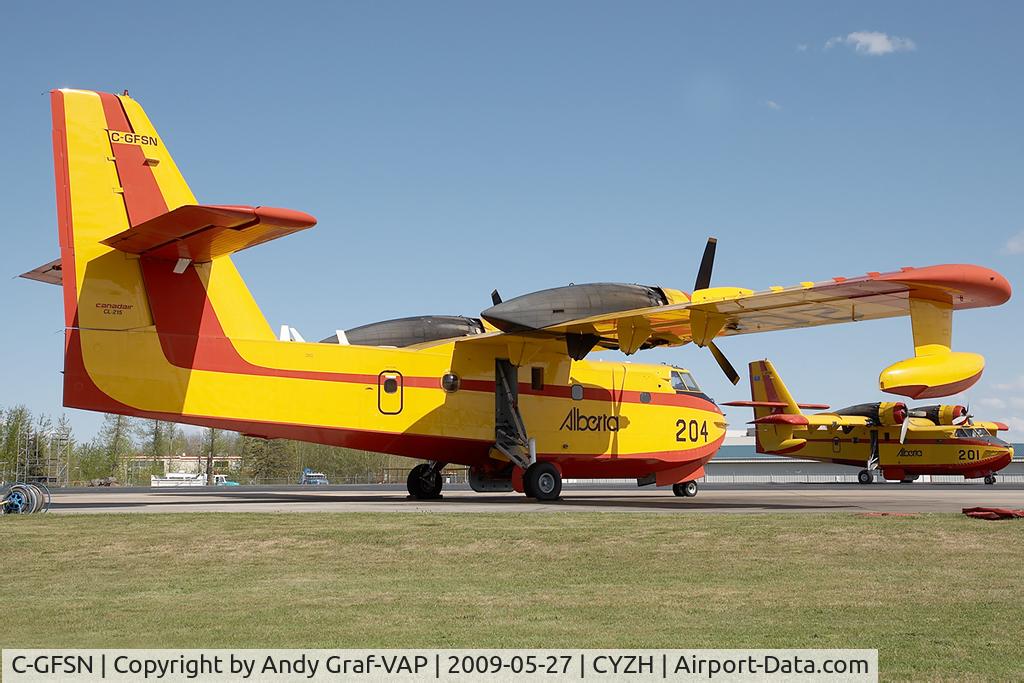 C-GFSN, 1987 Canadair CL-215-V (CL-215-1A10) C/N 1099, Goverment of Alberta CL-215