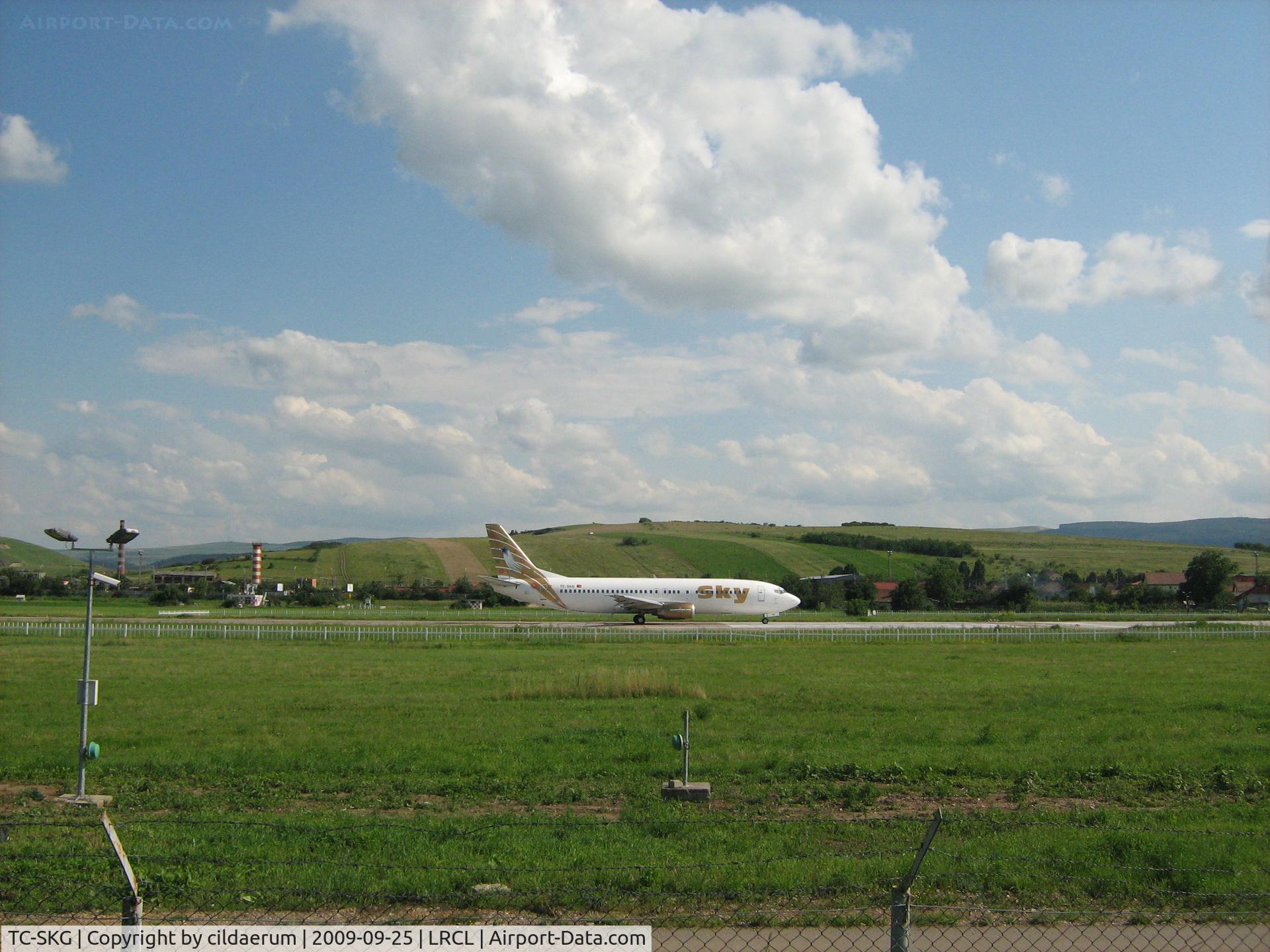 TC-SKG, 1991 Boeing 737-4Q8 C/N 25371, takeoff destination AYT