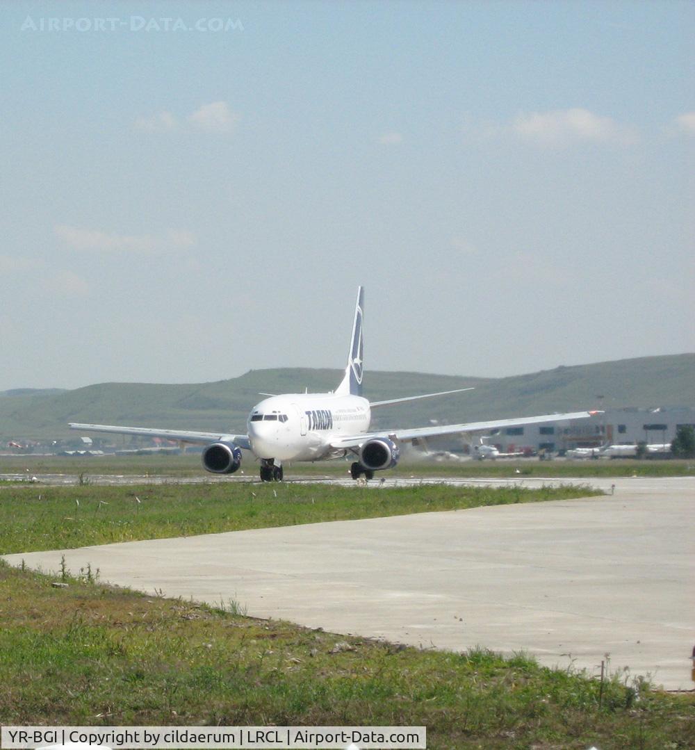 YR-BGI, 2003 Boeing 737-78J C/N 28439, After landing from LRCK