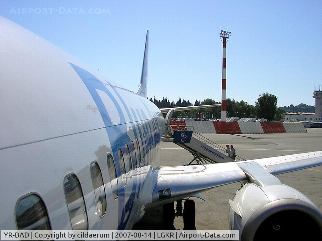 YR-BAD, 1992 Boeing 737-4C9 C/N 25429, At the LGKR