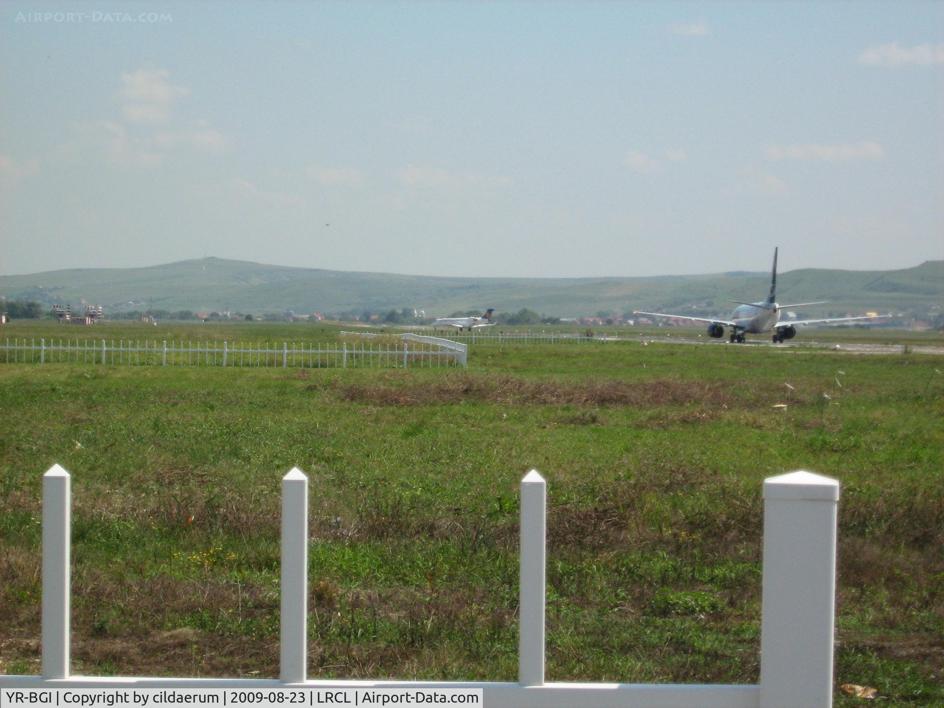 YR-BGI, 2003 Boeing 737-78J C/N 28439, LH and ROT at the runway