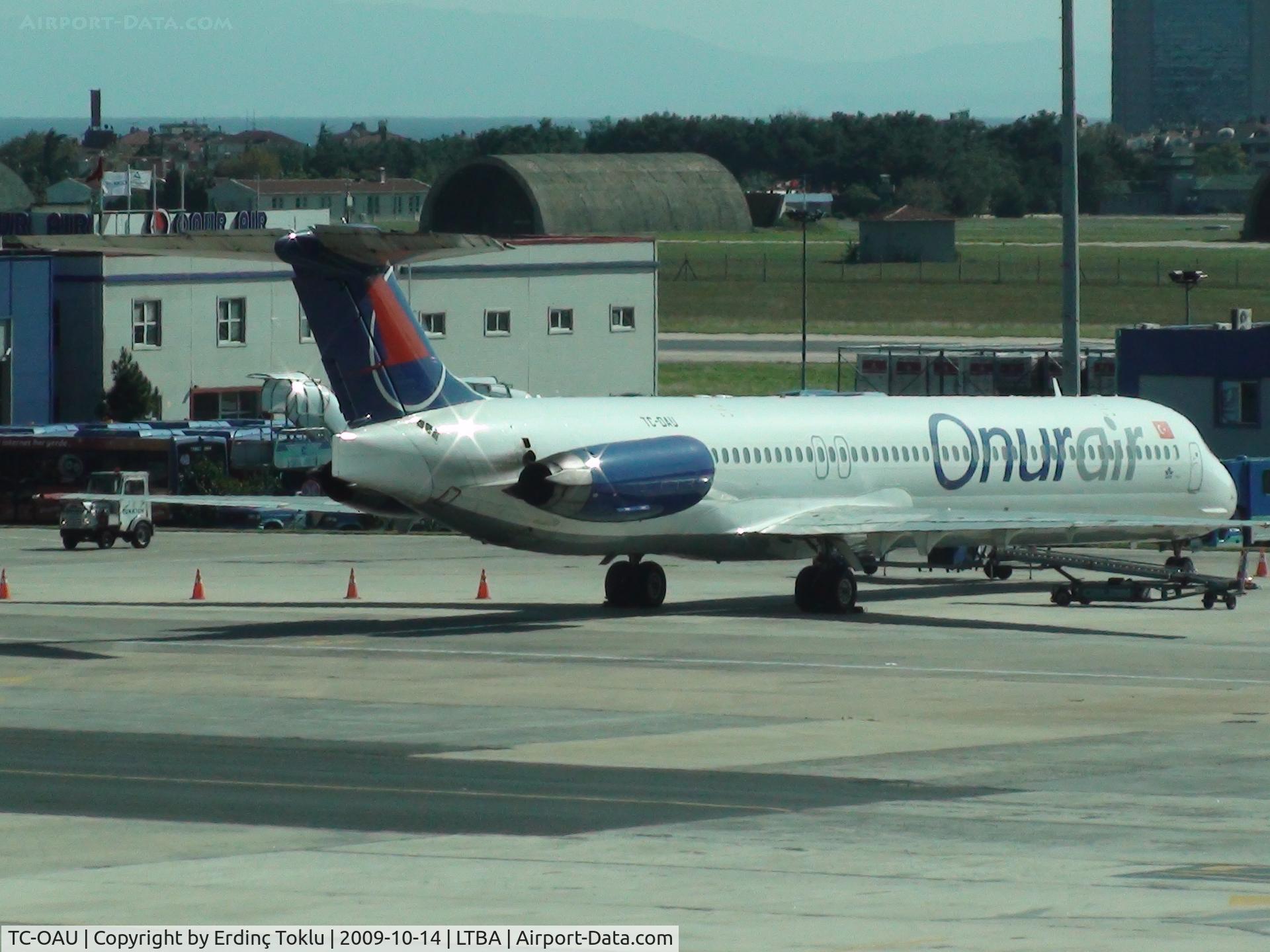 TC-OAU, 1996 McDonnell Douglas MD-83 (DC-9-83) C/N 53488, Seen at Istanbul. Onur Air McDonnell Douglas MD83