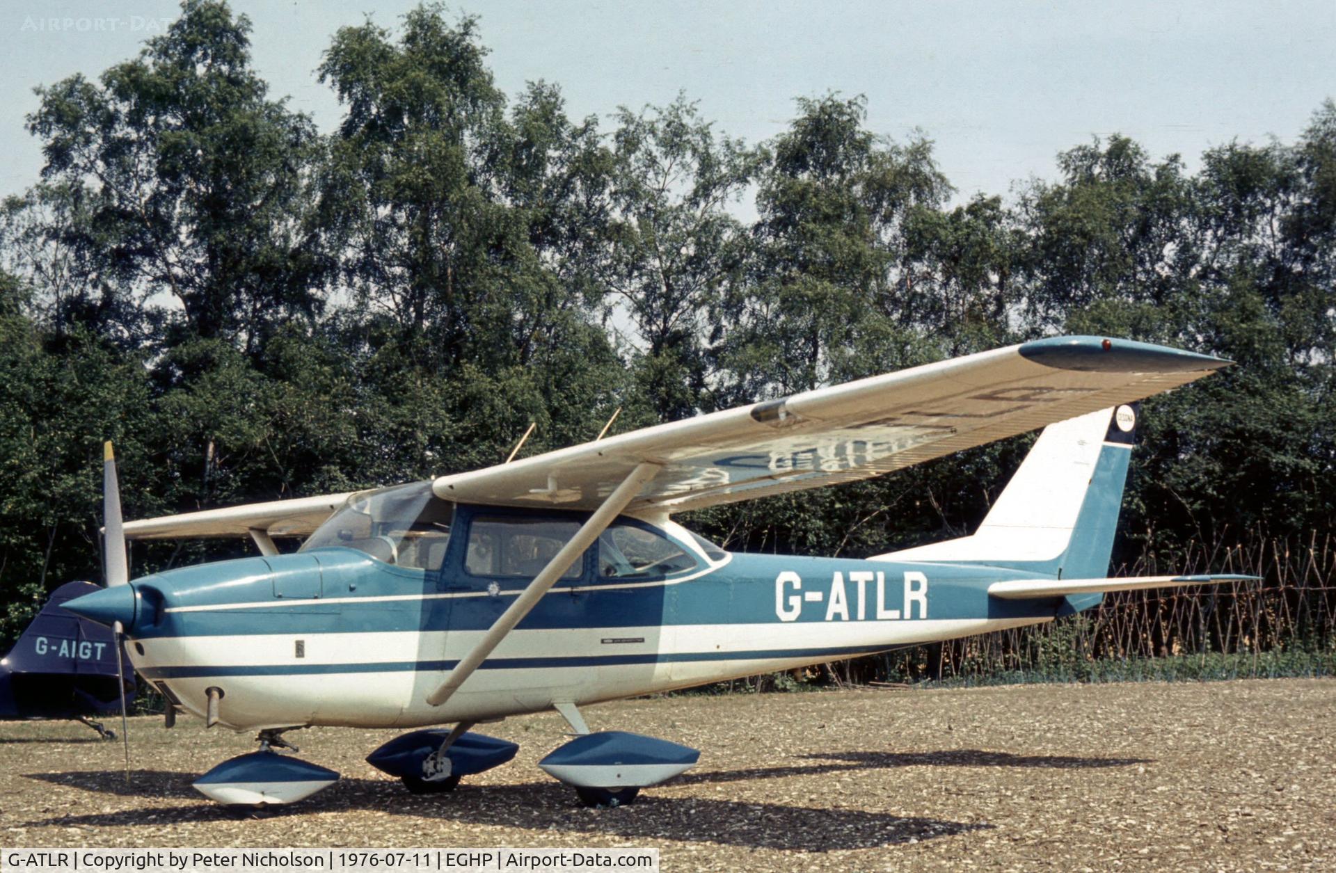 G-ATLR, 1965 Reims Cessna F172G Skyhawk C/N 0204, This F.172G Skyhawk was present at the 1976 Popham Fly-In.