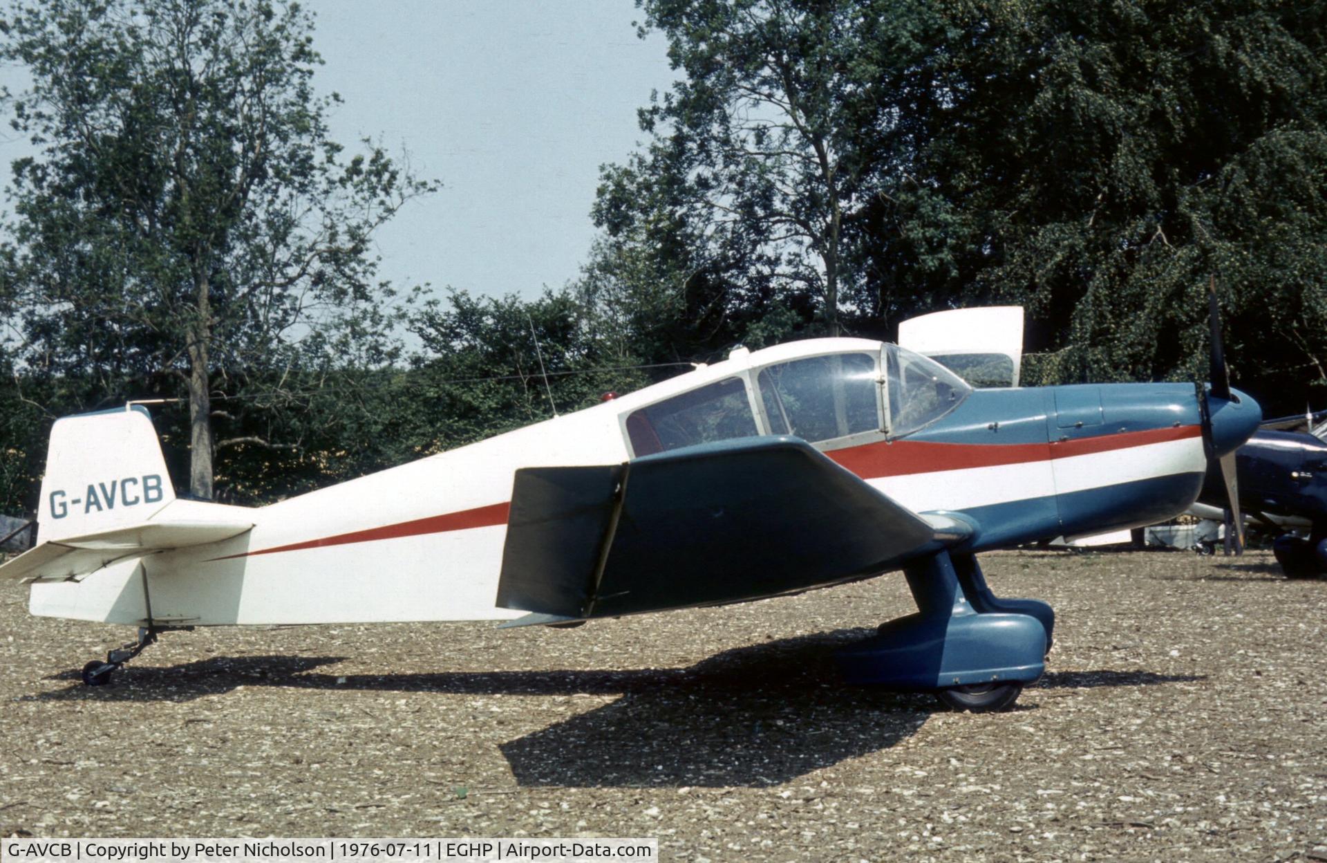 G-AVCB, 1963 CEA Jodel DR.1051 C/N 411, This Jodel was a visitor to the 1976 Popham Fly-In.