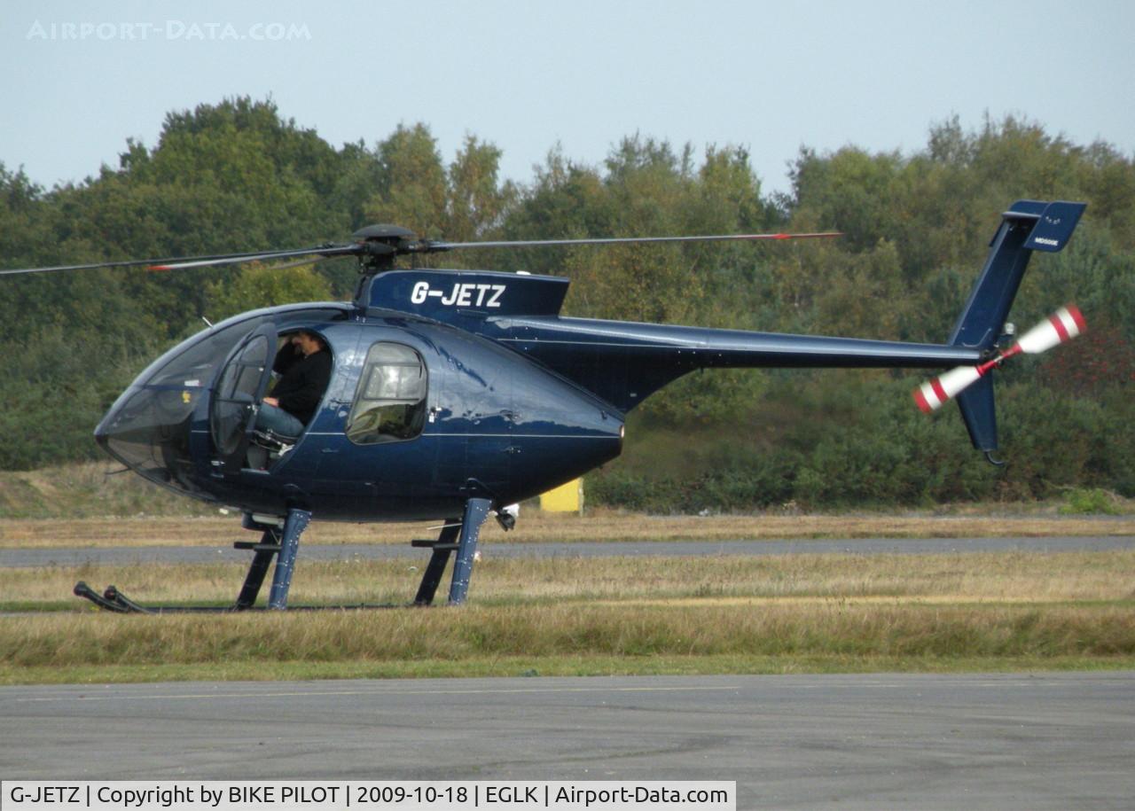 G-JETZ, 1991 McDonnell Douglas MD-500E (369E) C/N 0450E, VISITING HUGHES 500