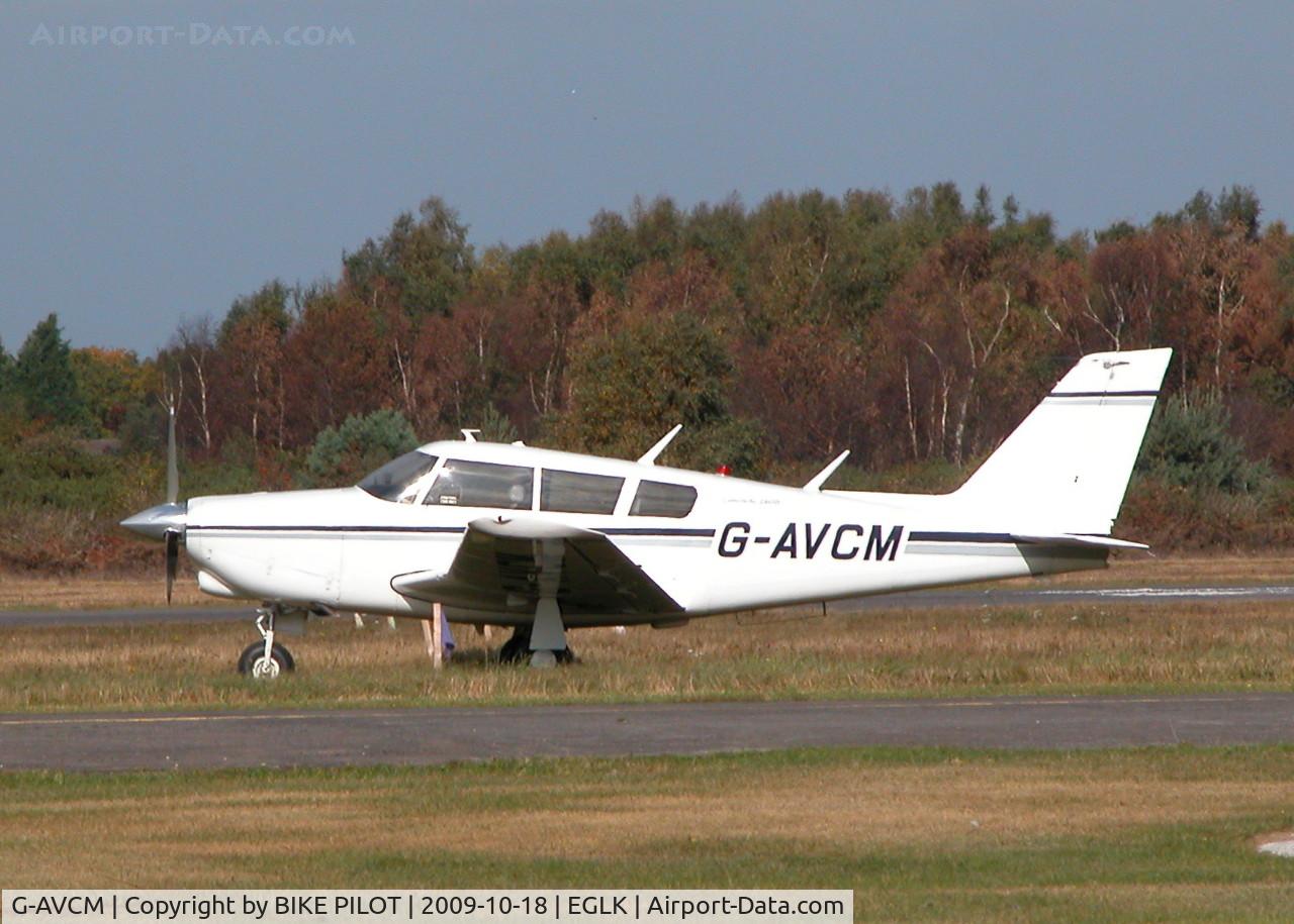 G-AVCM, 1966 Piper PA-24-260 Comanche B C/N 24-4520, CHARLIE MIKE IN THE VISITING A/C PARK