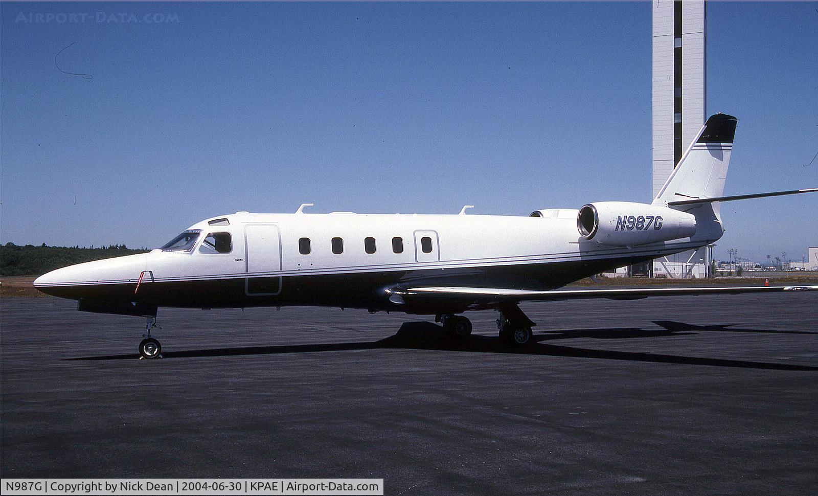 N987G, 1989 Israel Aircraft Industries IAI 1125 Astra C/N 031, KPAE