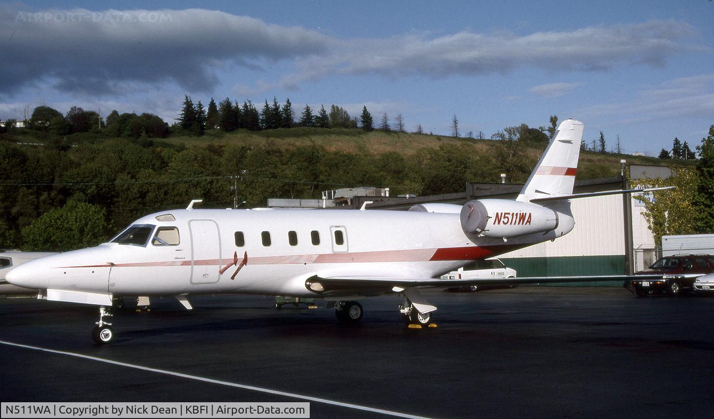 N511WA, 1989 Israel Aircraft Industries IAI 1125 Astra C/N 034, KBFI