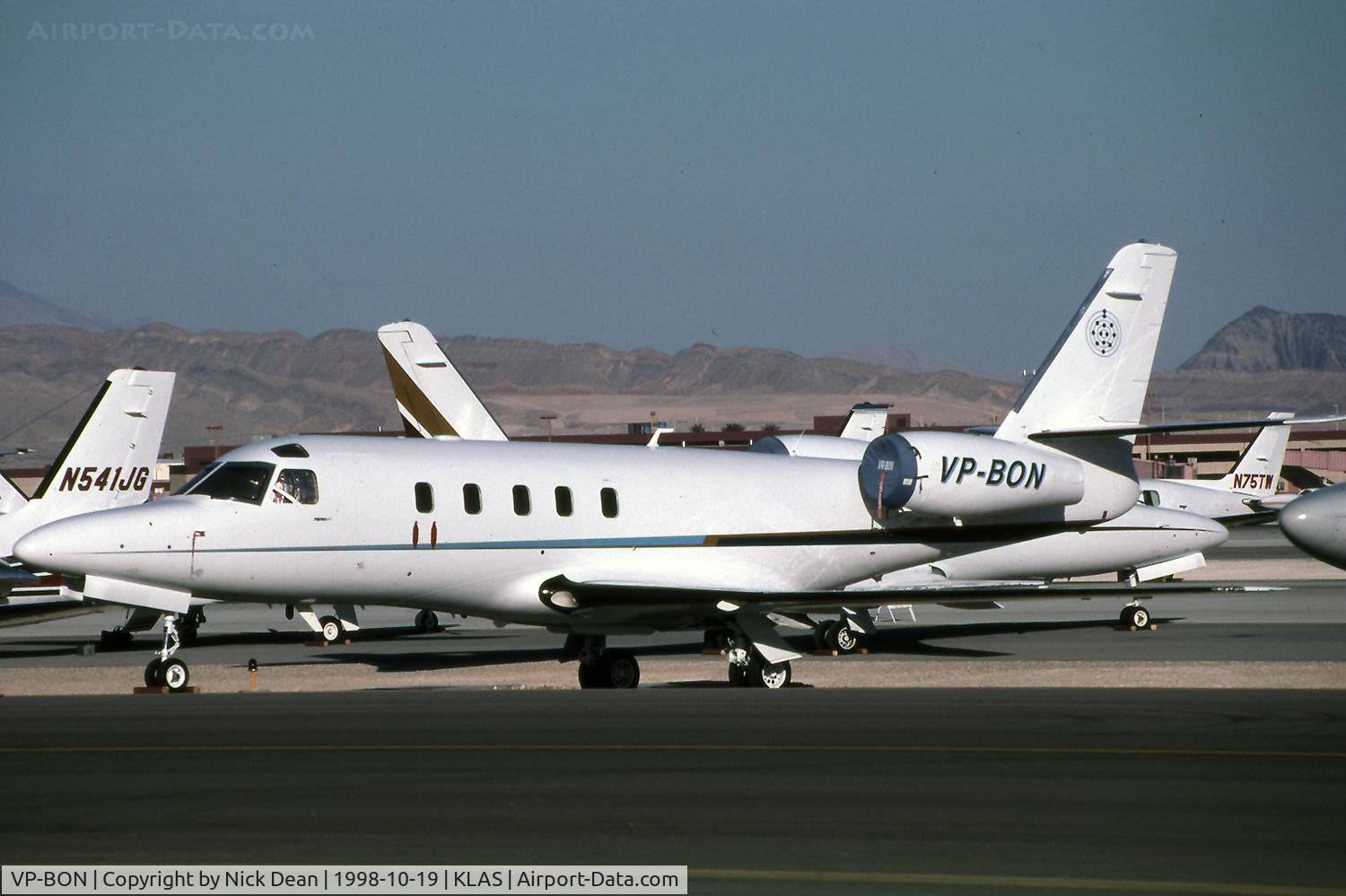 VP-BON, 1992 Israel Aircraft Industries IAI-1125 Westwind Astra C/N 060, KLAS