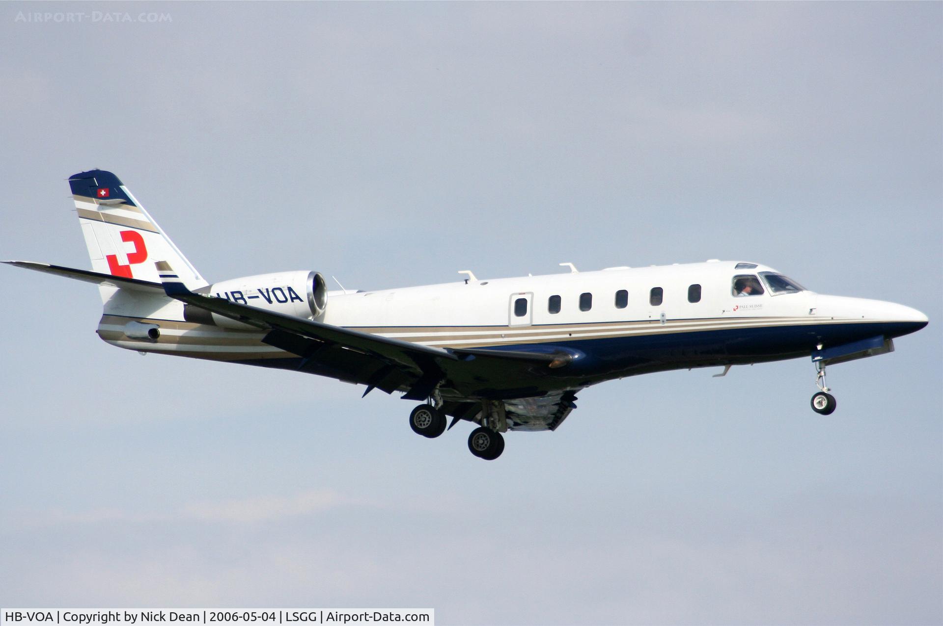 HB-VOA, 1999 Israel Aircraft Industries IAI-1125A Astra SPX C/N 111, LSGG