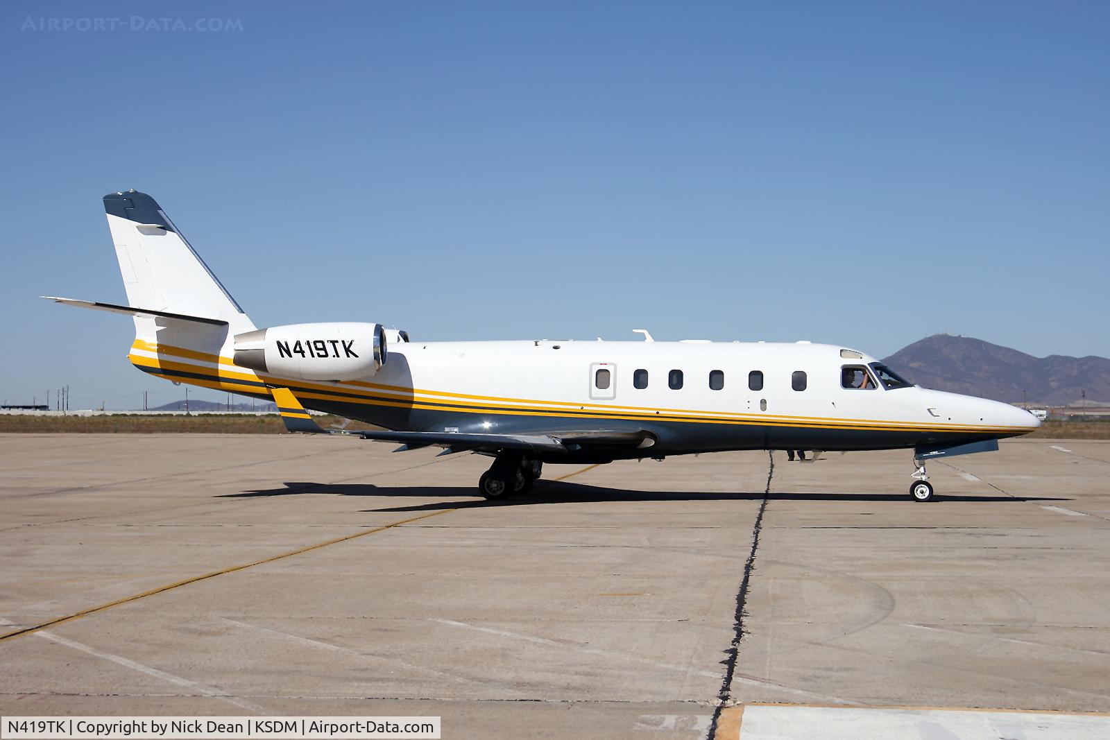 N419TK, 2000 Israel Aircraft Industries IAI-1125A Astra SPX C/N 122, KSDM