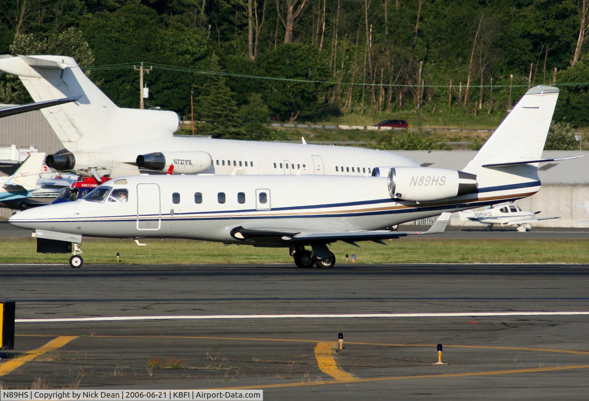 N89HS, 1997 Israel Aircraft Industries ASTRA SPX C/N 089, KBFI
