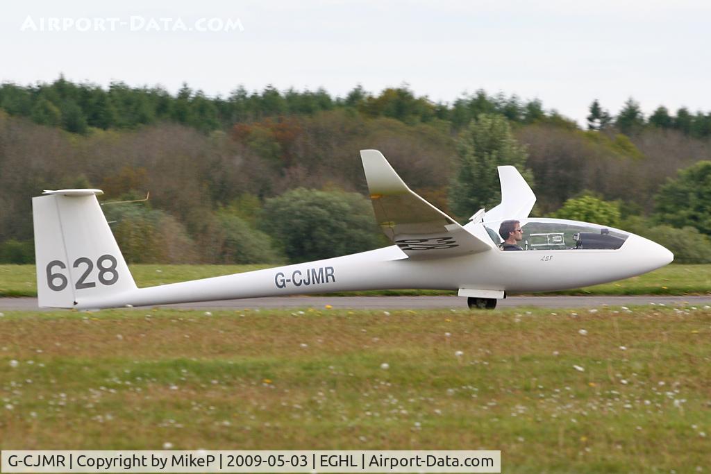 G-CJMR, 1998 Rolladen-Schneider LS-8-18 C/N 8198, Seen landing at Lasham.