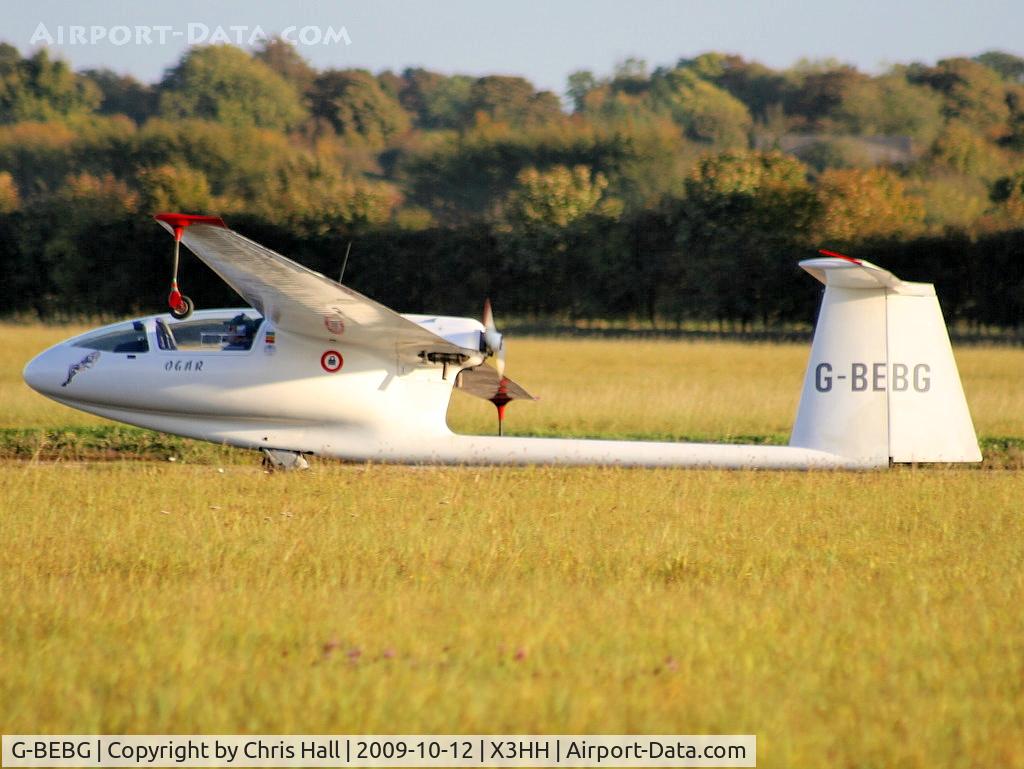 G-BEBG, 1976 PZL-Bielsko SZD-45A Ogar C/N B-655, at Hinton in the Hedges