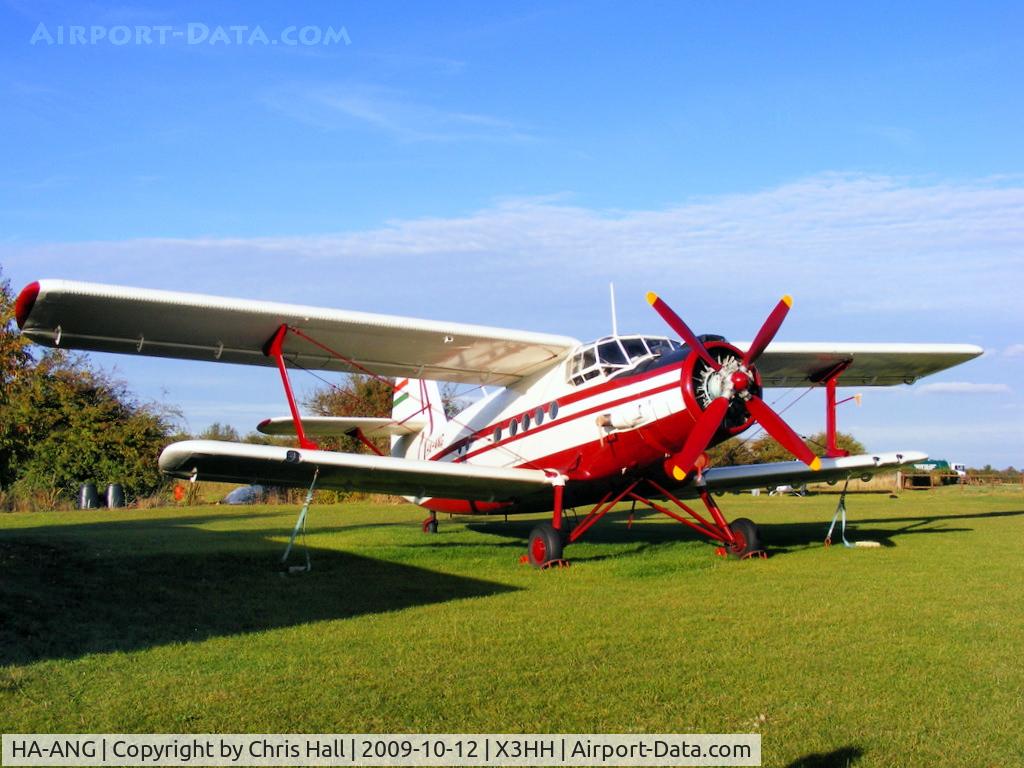 HA-ANG, 1972 Antonov An-2P C/N 1G132-53, at Hinton in the Hedges