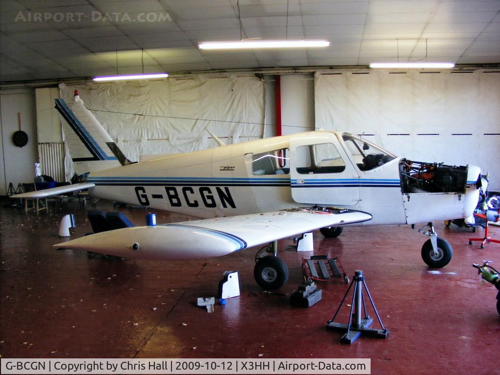 G-BCGN, 1974 Piper PA-28-140 Cherokee Cruiser C/N 28-7425323, at Hinton in the Hedges