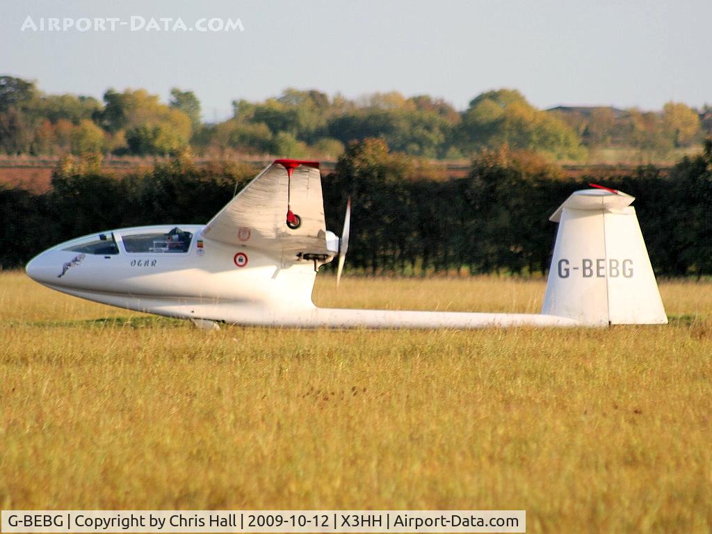 G-BEBG, 1976 PZL-Bielsko SZD-45A Ogar C/N B-655, at Hinton in the Hedges