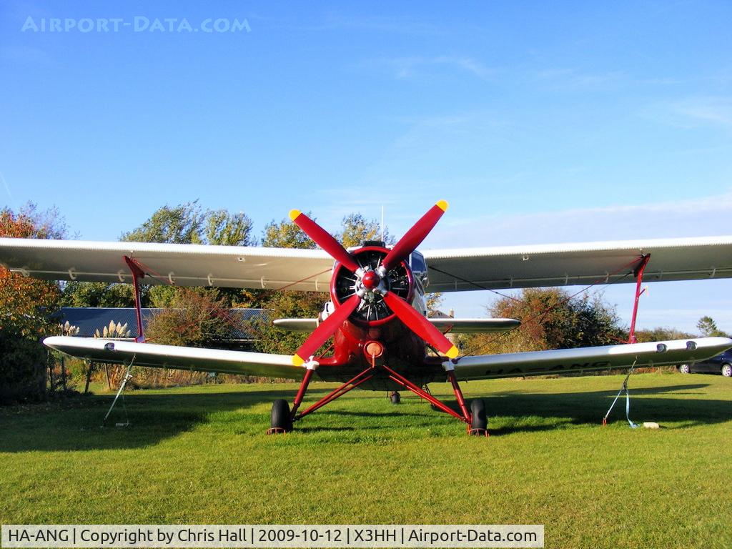 HA-ANG, 1972 Antonov An-2P C/N 1G132-53, at Hinton in the Hedges