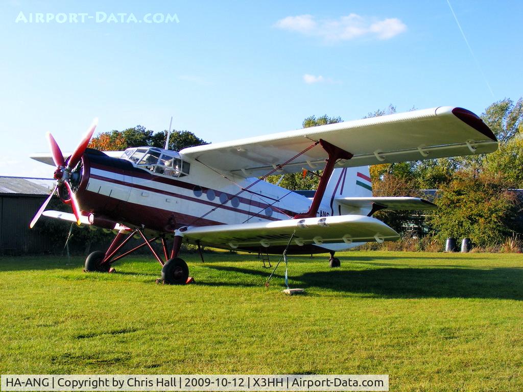 HA-ANG, 1972 Antonov An-2P C/N 1G132-53, at Hinton in the Hedges