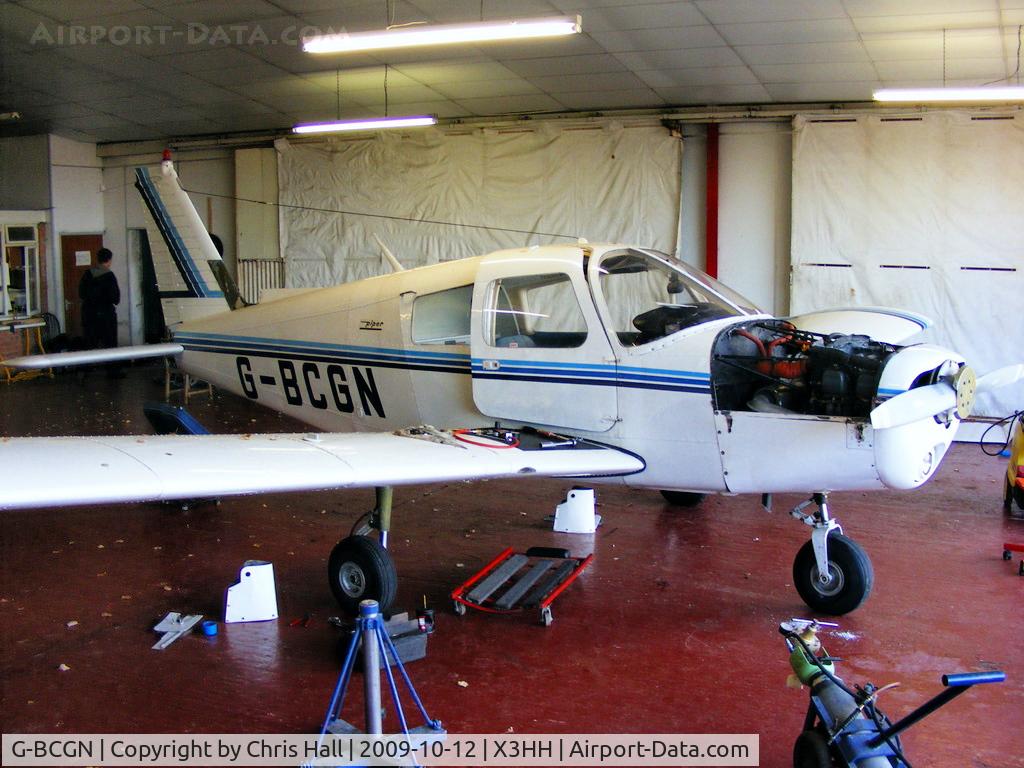 G-BCGN, 1974 Piper PA-28-140 Cherokee Cruiser C/N 28-7425323, at Hinton in the Hedges