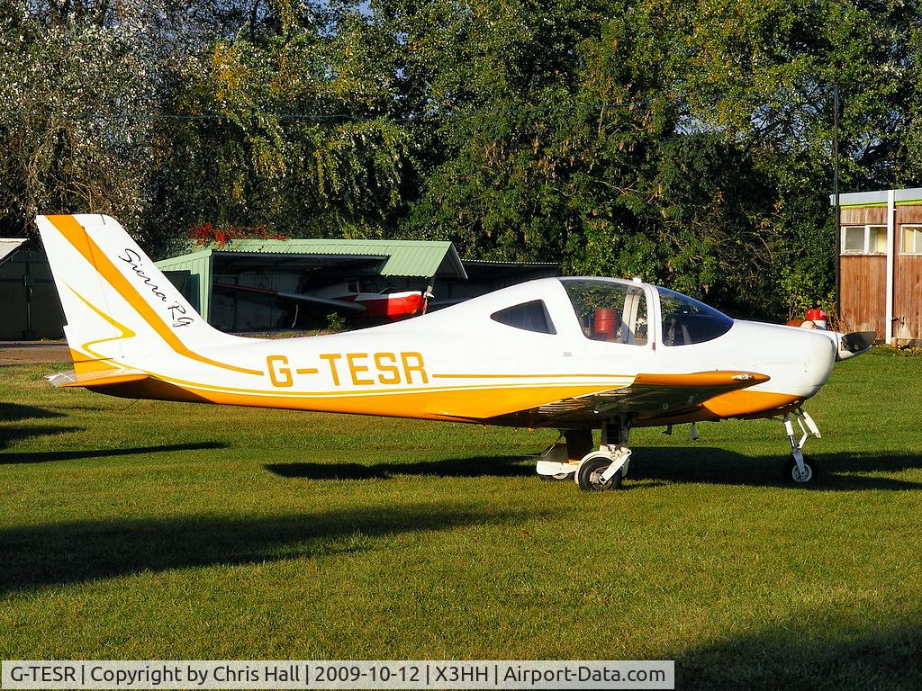 G-TESR, 2008 Tecnam P-2002RG Sierra C/N PFA 333A-14758, at Hinton in the Hedges