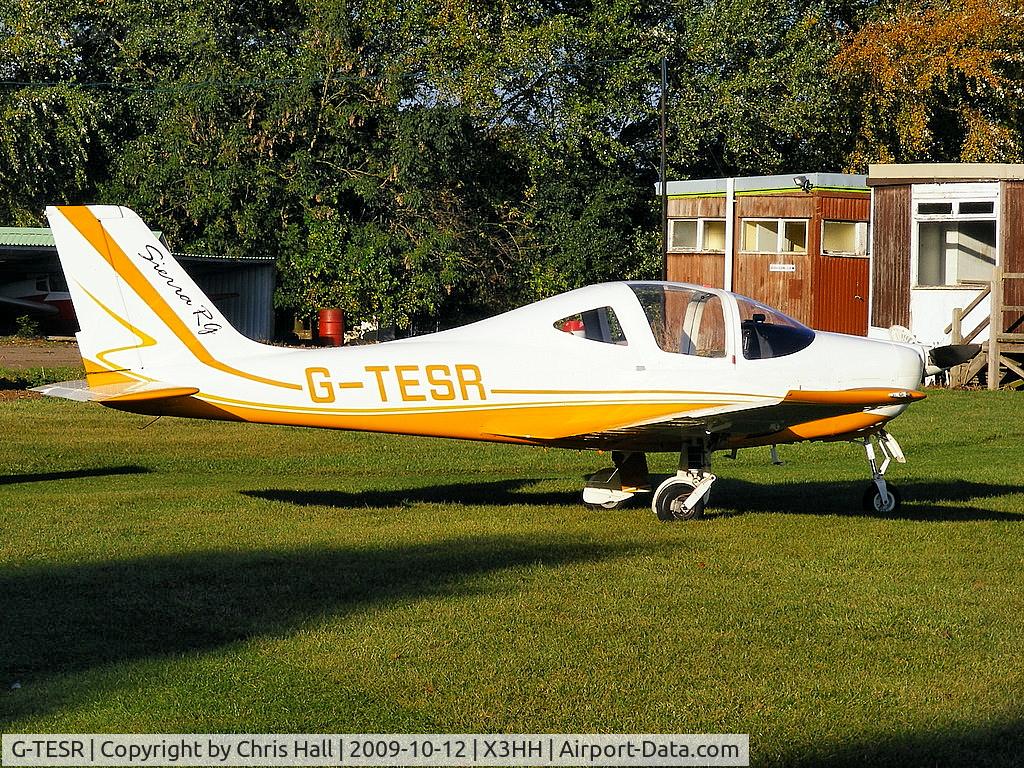 G-TESR, 2008 Tecnam P-2002RG Sierra C/N PFA 333A-14758, at Hinton in the Hedges
