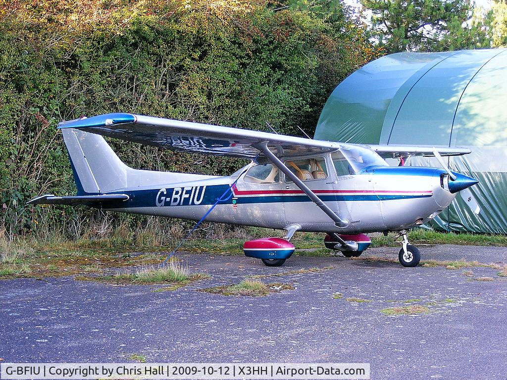 G-BFIU, 1977 Reims FR172K Hawk XP C/N FR172-00591, at Hinton in the Hedges