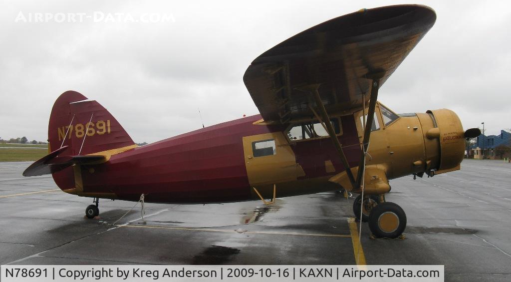 N78691, 1944 Noorduyn UC-64A Norseman C/N 637, Supposedly the Norseman in the USA on wheels.