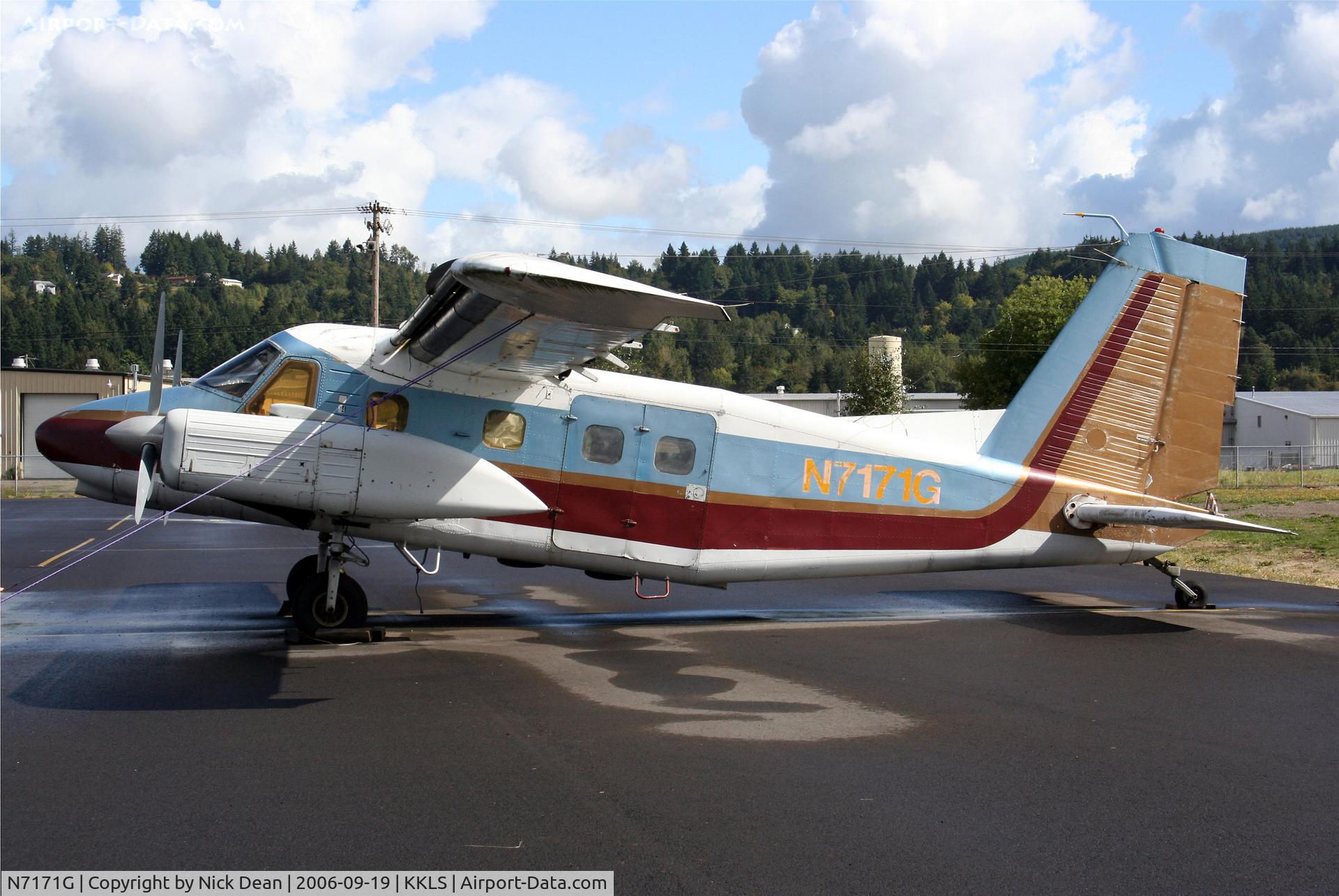 N7171G, Dornier Do-28D-1 Skyservant C/N 4006, KKLS