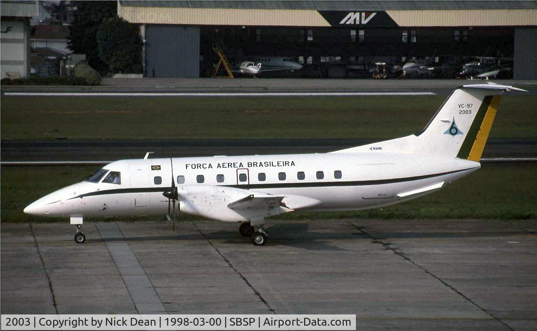 2003, 1987 Embraer VC-97 Brasilia (EMB-120RT) C/N 120055, SBSP