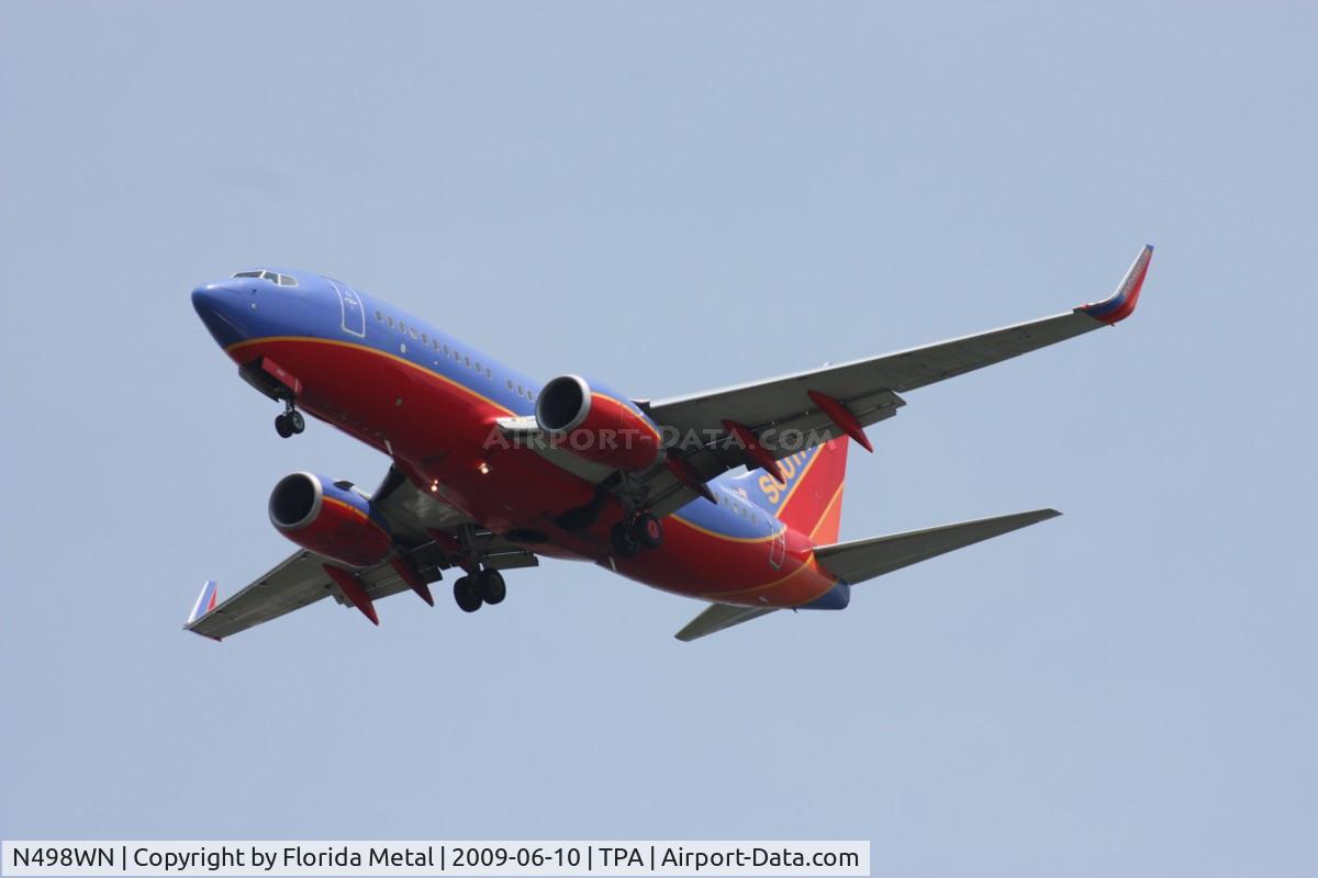 N498WN, 2005 Boeing 737-7H4 C/N 32480, Southwest 737-700